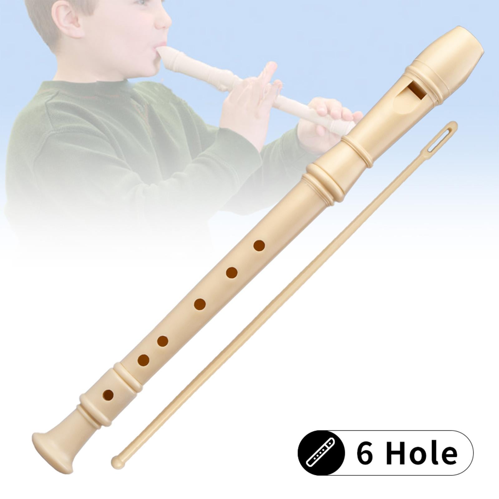 Plastic Recorder Soprano Flute Musical Instrument for Kids Adults Gifts 6 Hole