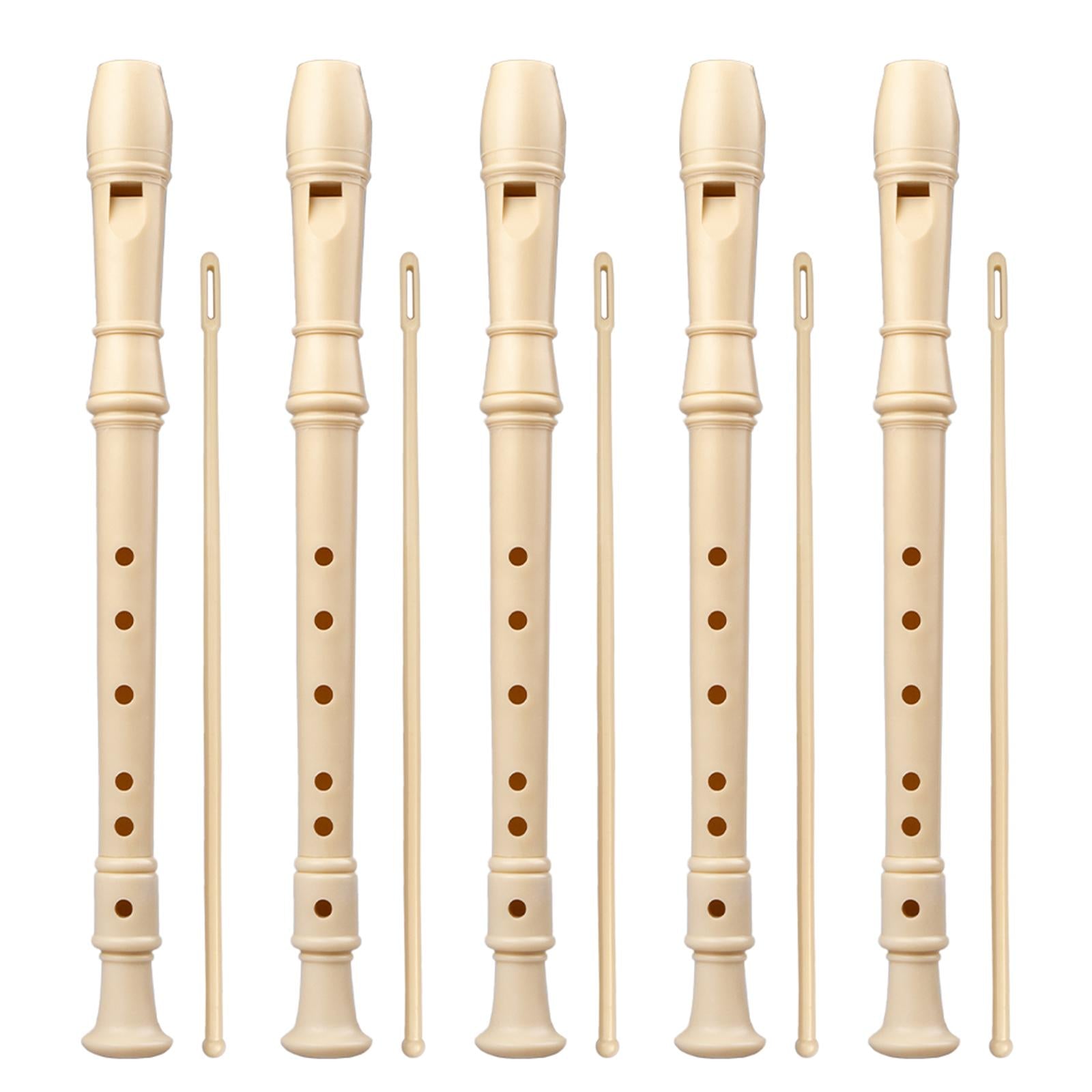 Plastic Recorder Soprano Flute Musical Instrument for Kids Adults Gifts 6 Hole