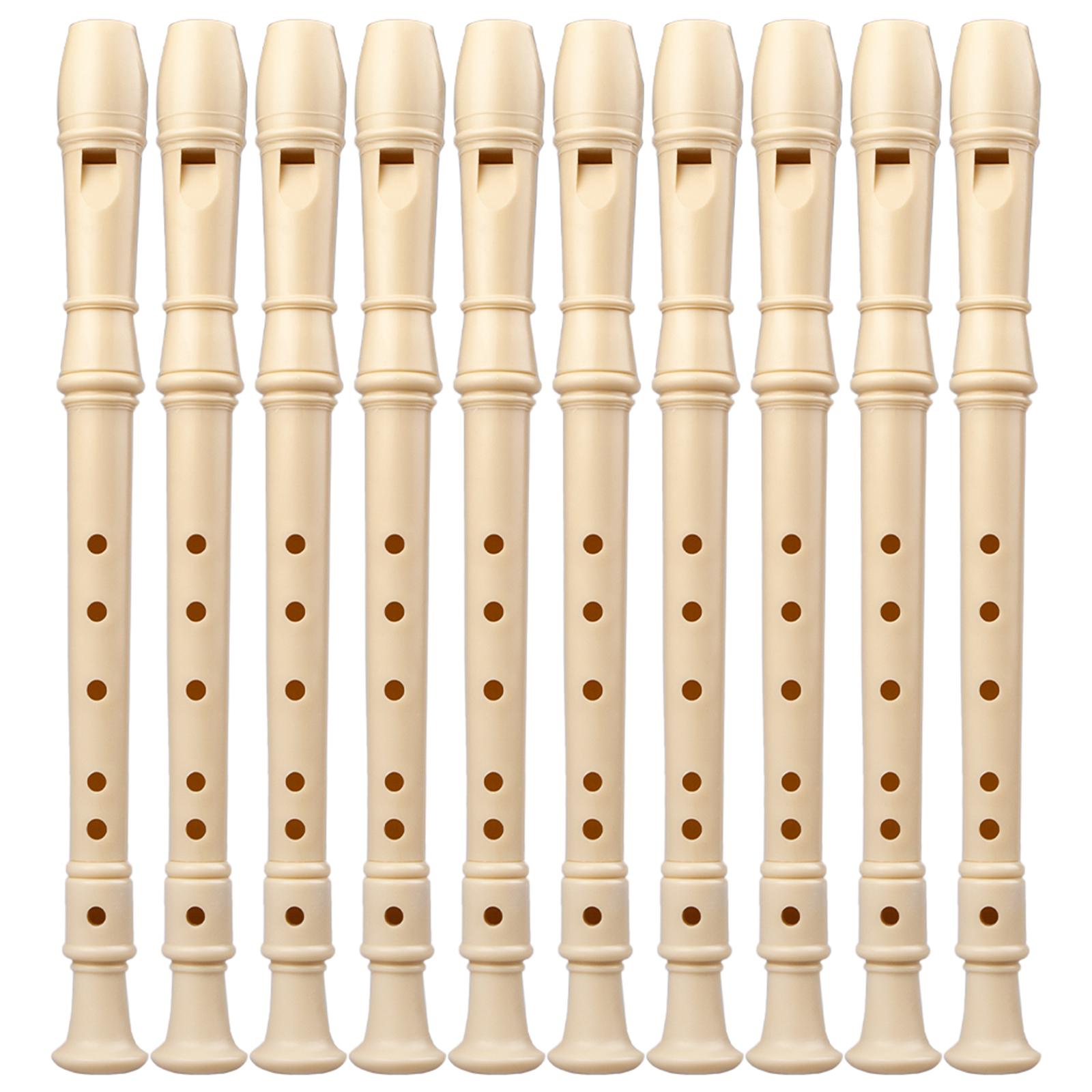 Plastic Recorder Soprano Flute Musical Instrument for Kids Adults Gifts 6 Hole