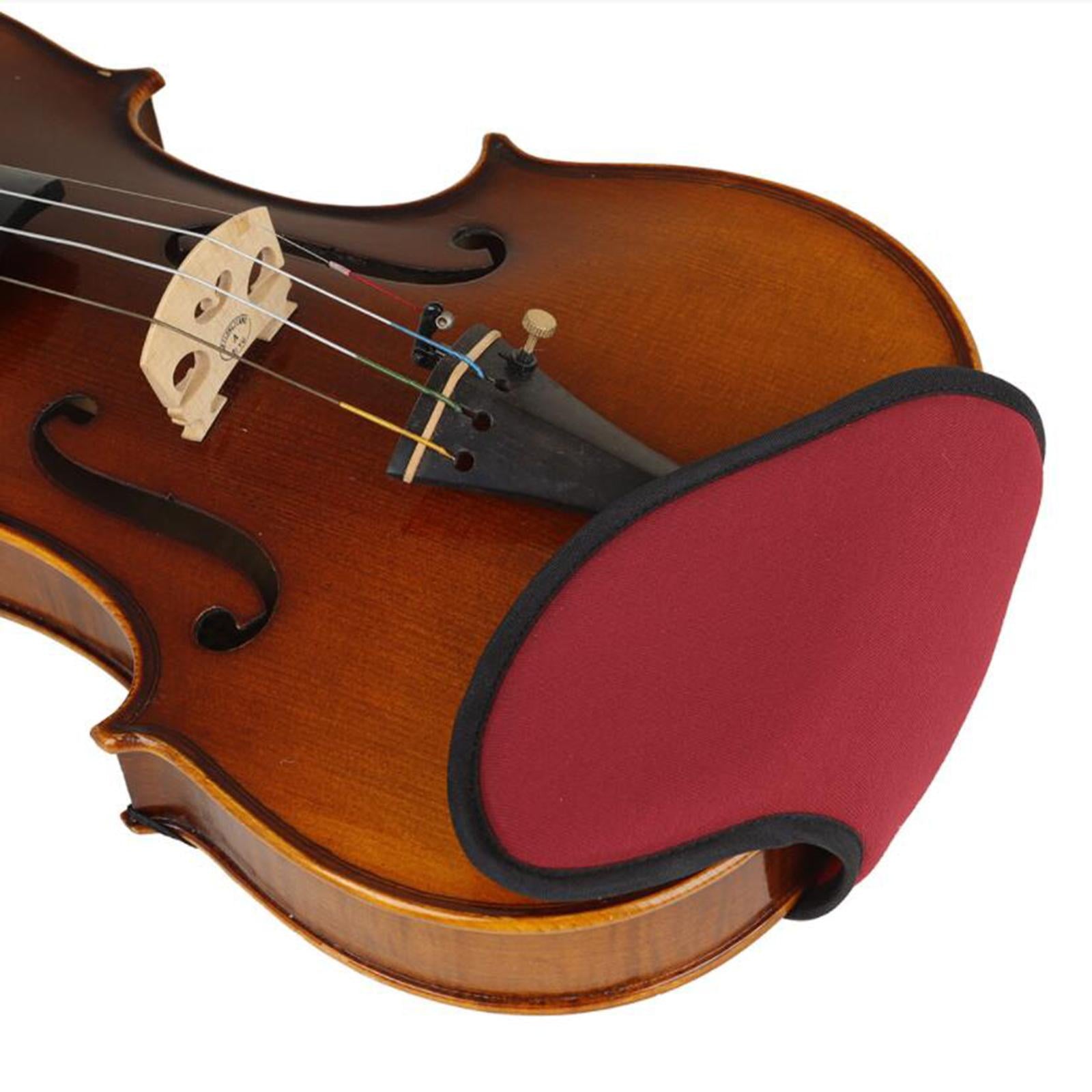 Cotton Violin Shoulder Rest Soft Violin Chin Rests for Beginners Red