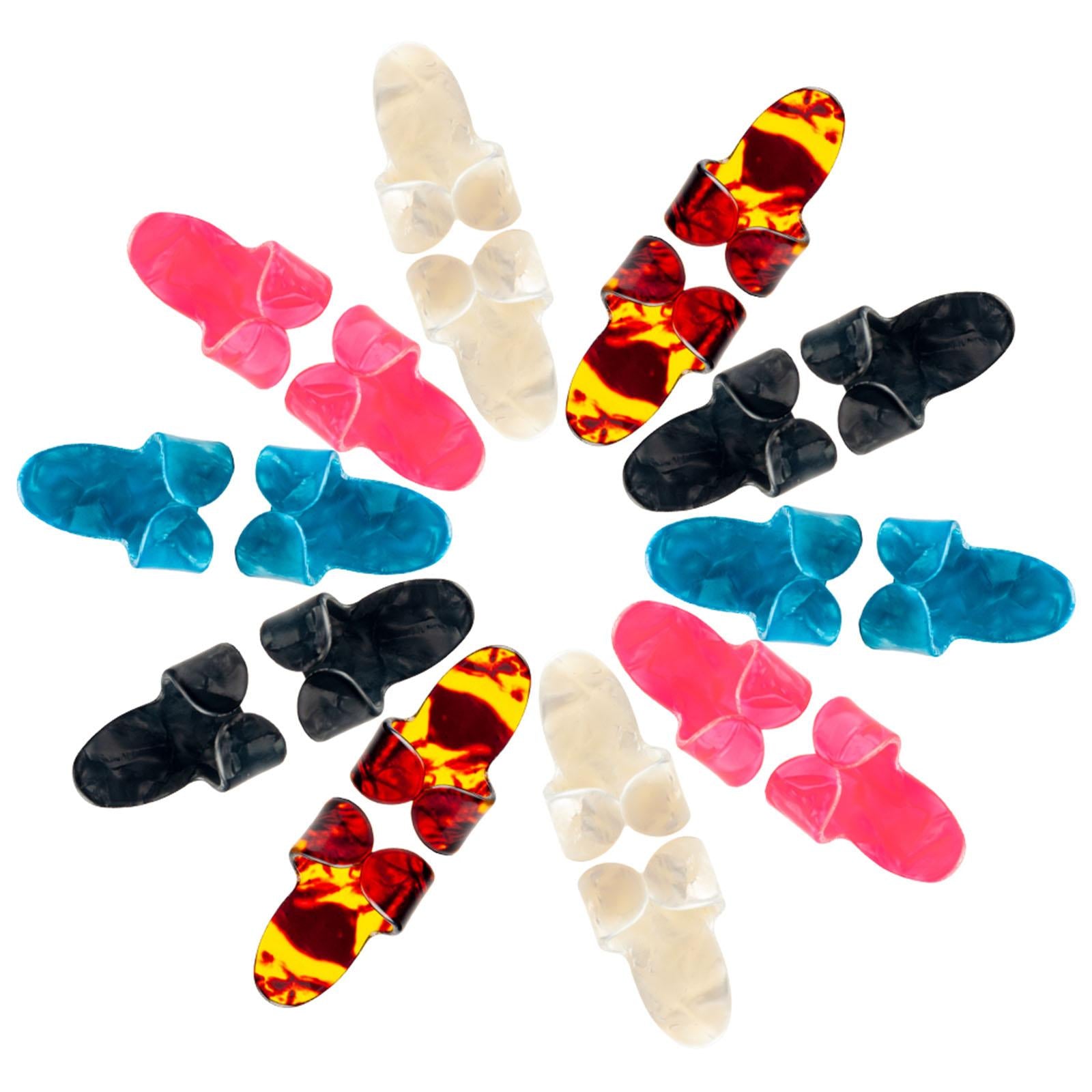 10x Guitar Pick Plectrums Thumb Finger Picks for Ukulele Acoustic Guitars