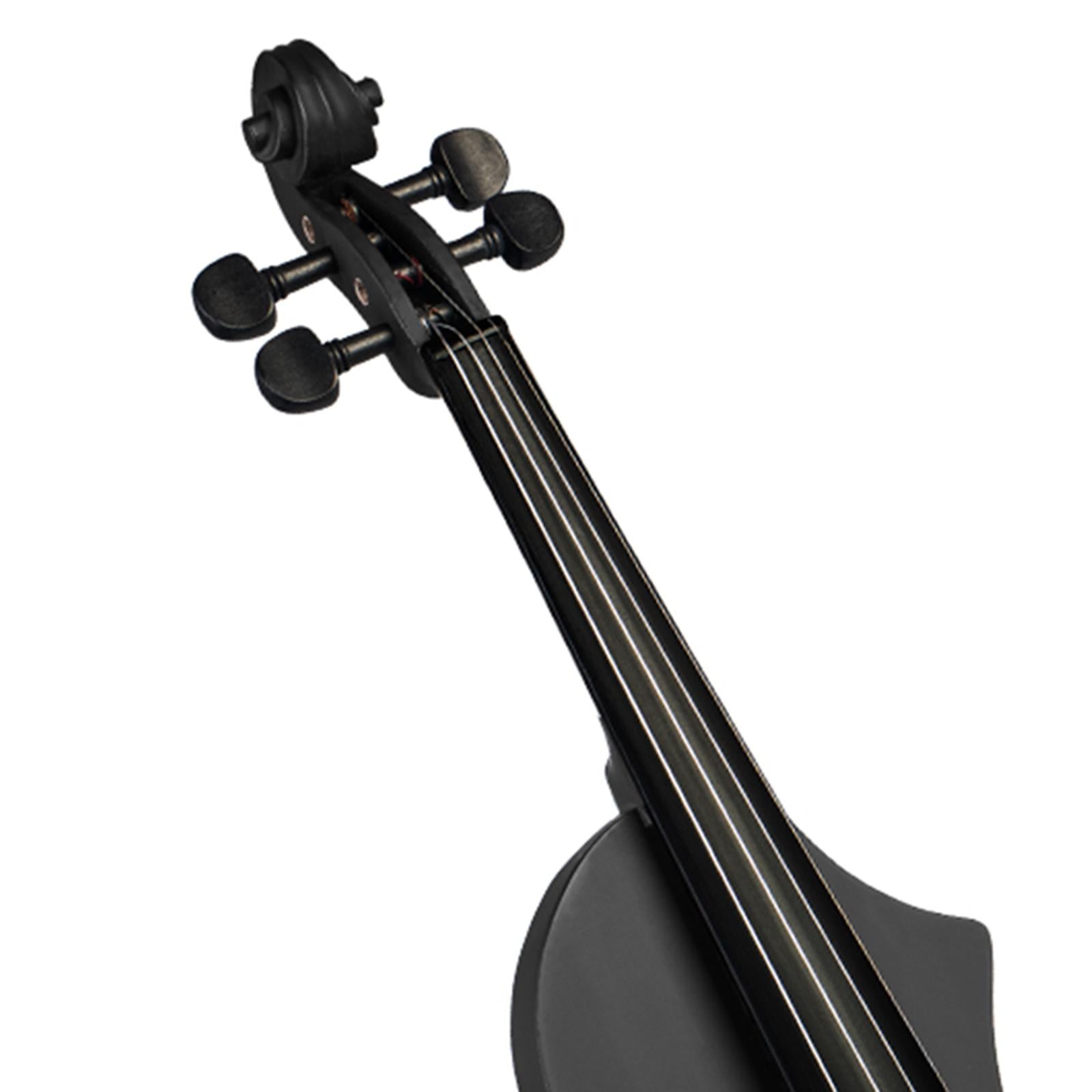 Silent Electric Violin 4/4 Carrying Bag with Performance Professional Black