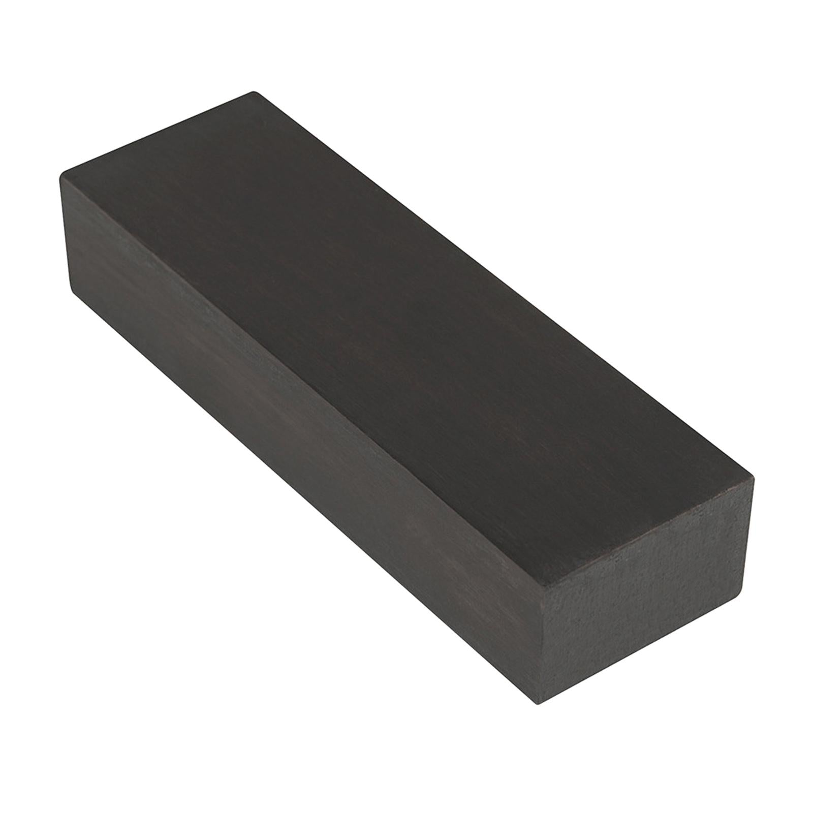 Ebony Wood for Knife Handle Material Blanks Knife Material 12.2x4x1.6cm