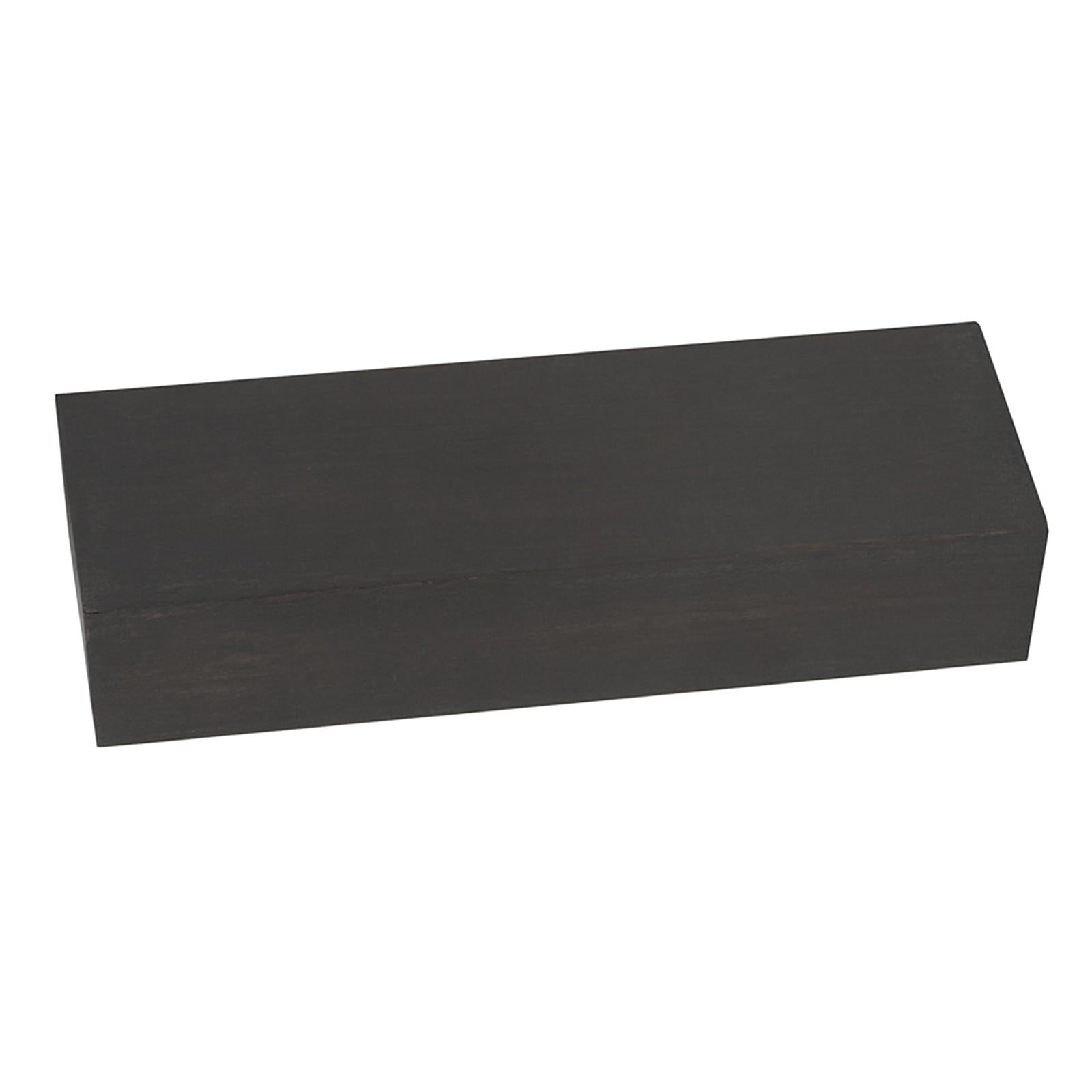 Ebony Wood for Knife Handle Material Blanks Knife Material 12.2x4x1.6cm