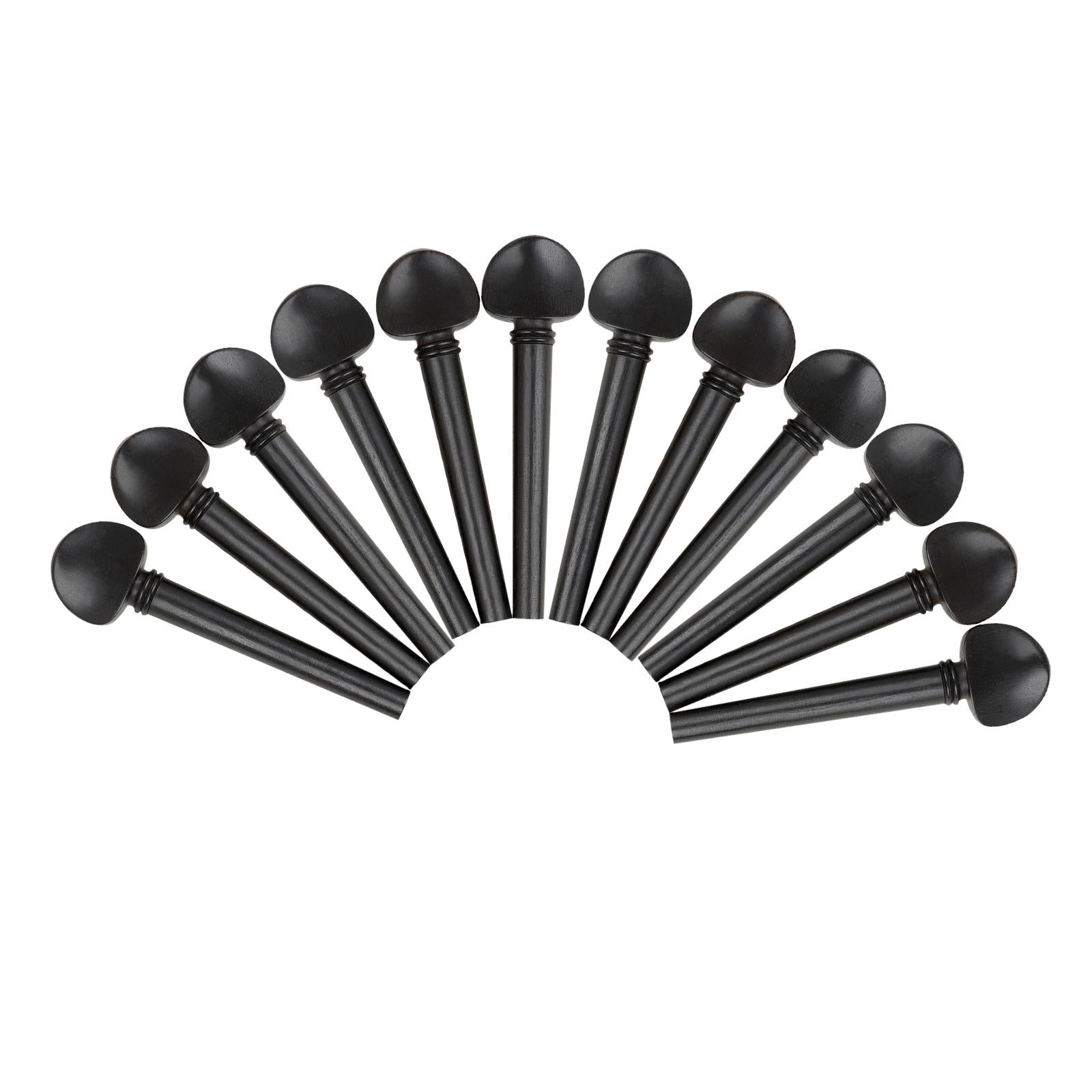 12x 3/4 4/4 Size Violin Tuning Pegs Violin Accessories Fiddle Tuning Pegs