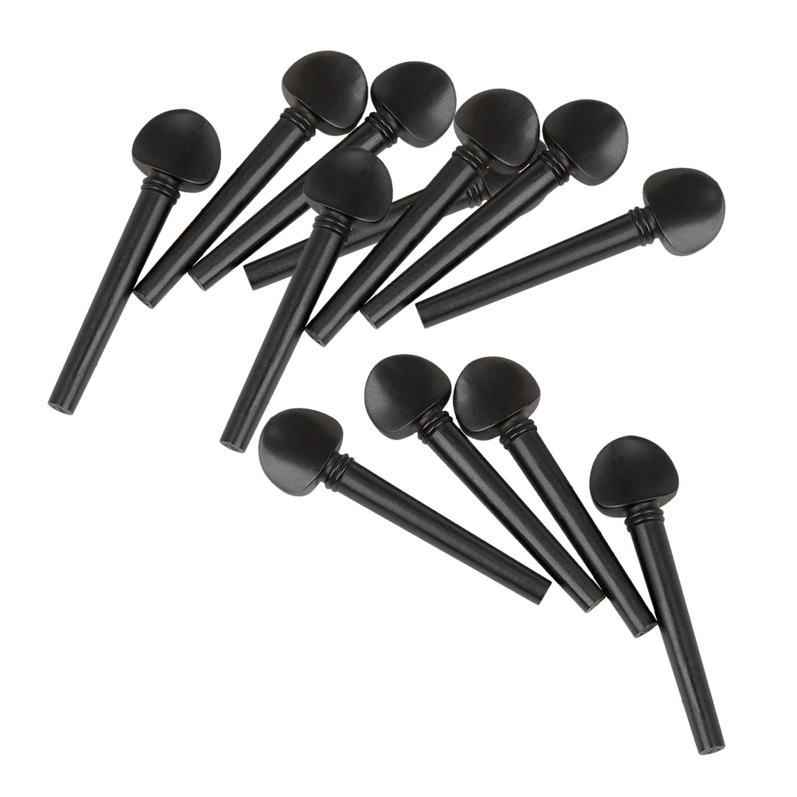 12x 3/4 4/4 Size Violin Tuning Pegs Violin Accessories Fiddle Tuning Pegs