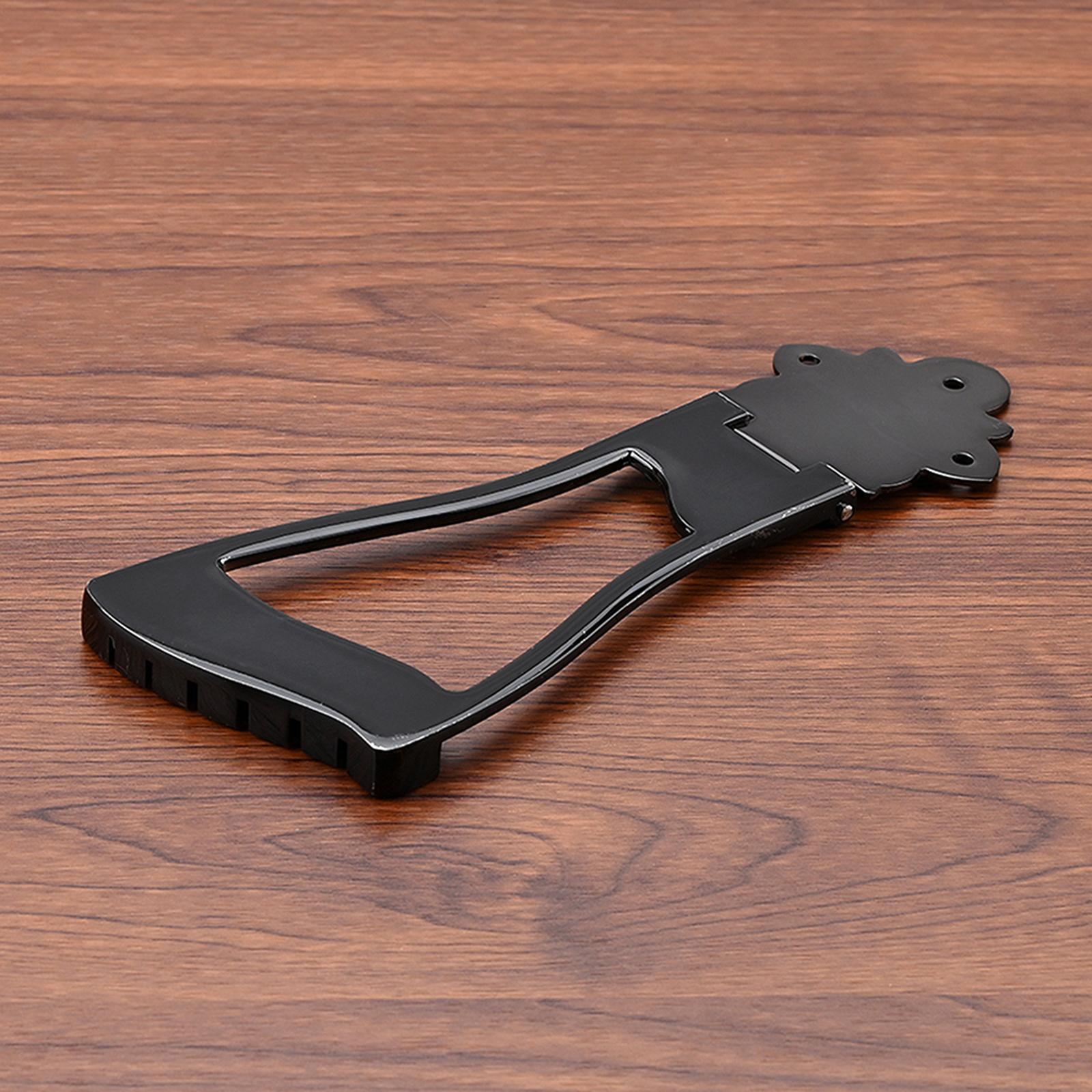 Guitar Bridge Trapeze Tailpiece Replacement for Hollow Body Archtop Guitar