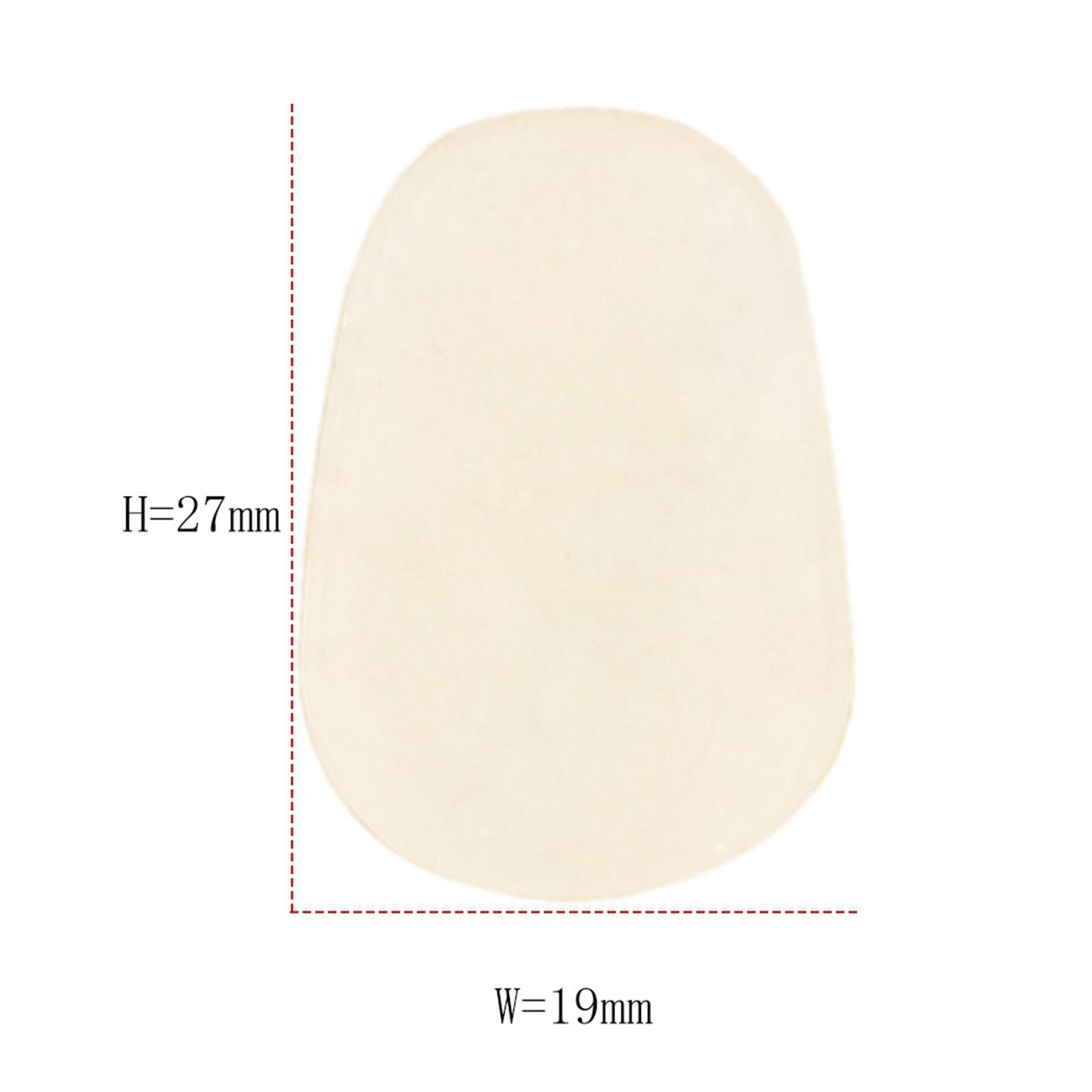 10x Sax Mouthpiece Patches Pads Pad Parts Silicone for Wind Instruments Sax Clear