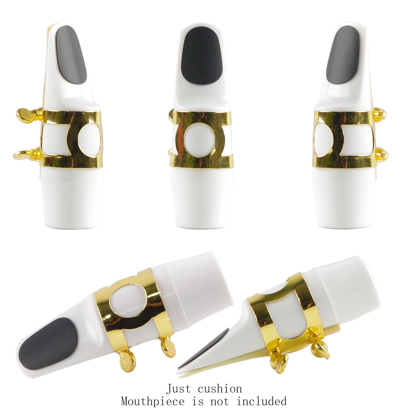 10x Sax Mouthpiece Patches Pads Pad Parts Silicone for Wind Instruments Sax Clear