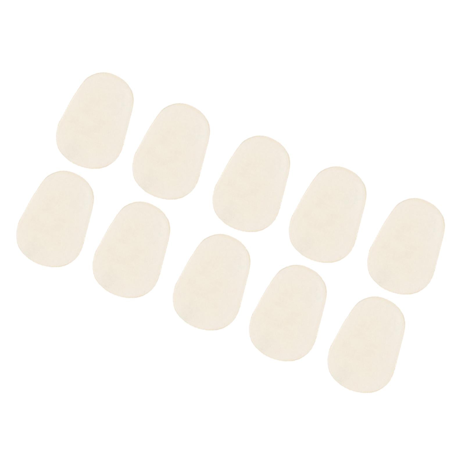 10x Sax Mouthpiece Patches Pads Pad Parts Silicone for Wind Instruments Sax Clear