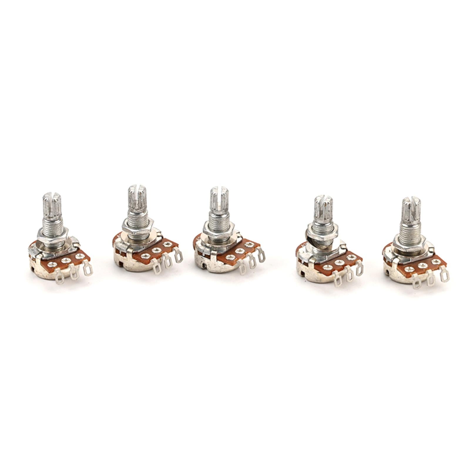 5xGuitar Potentiometer 18mm Shaft Parts for Electric Guitar