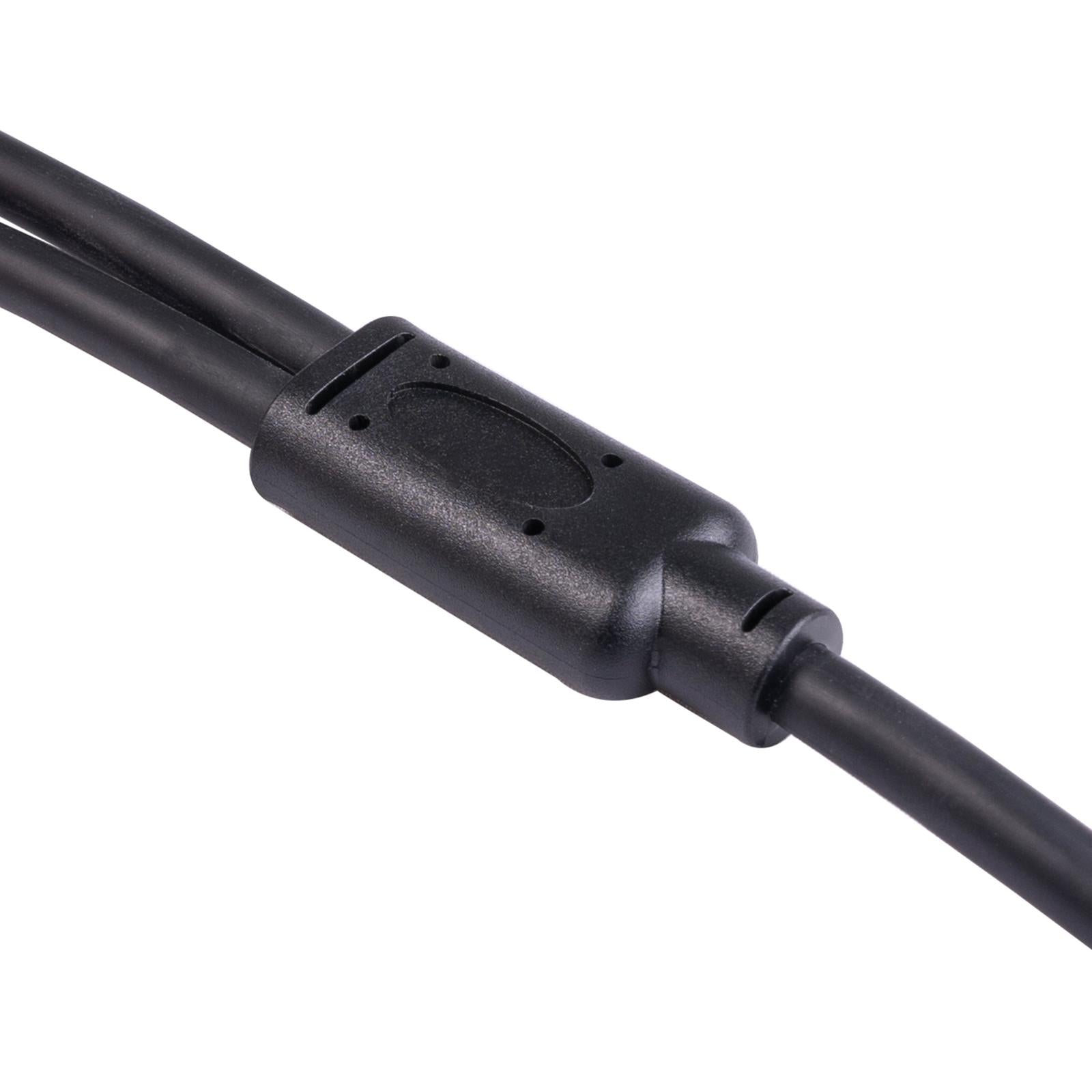 6.35mm Stereo Male to 2 Dual RCA Female Y Cable Adapter Splitter Wire Plug