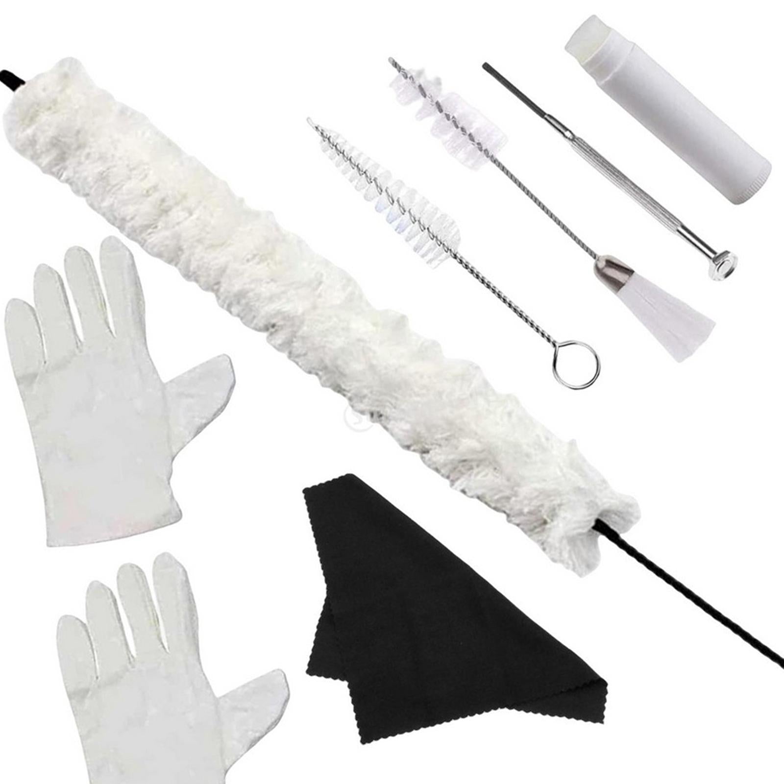 Saxophone Cleaning Care Kits Gloves Brush Screwdriver for Clarinet Flute Sax