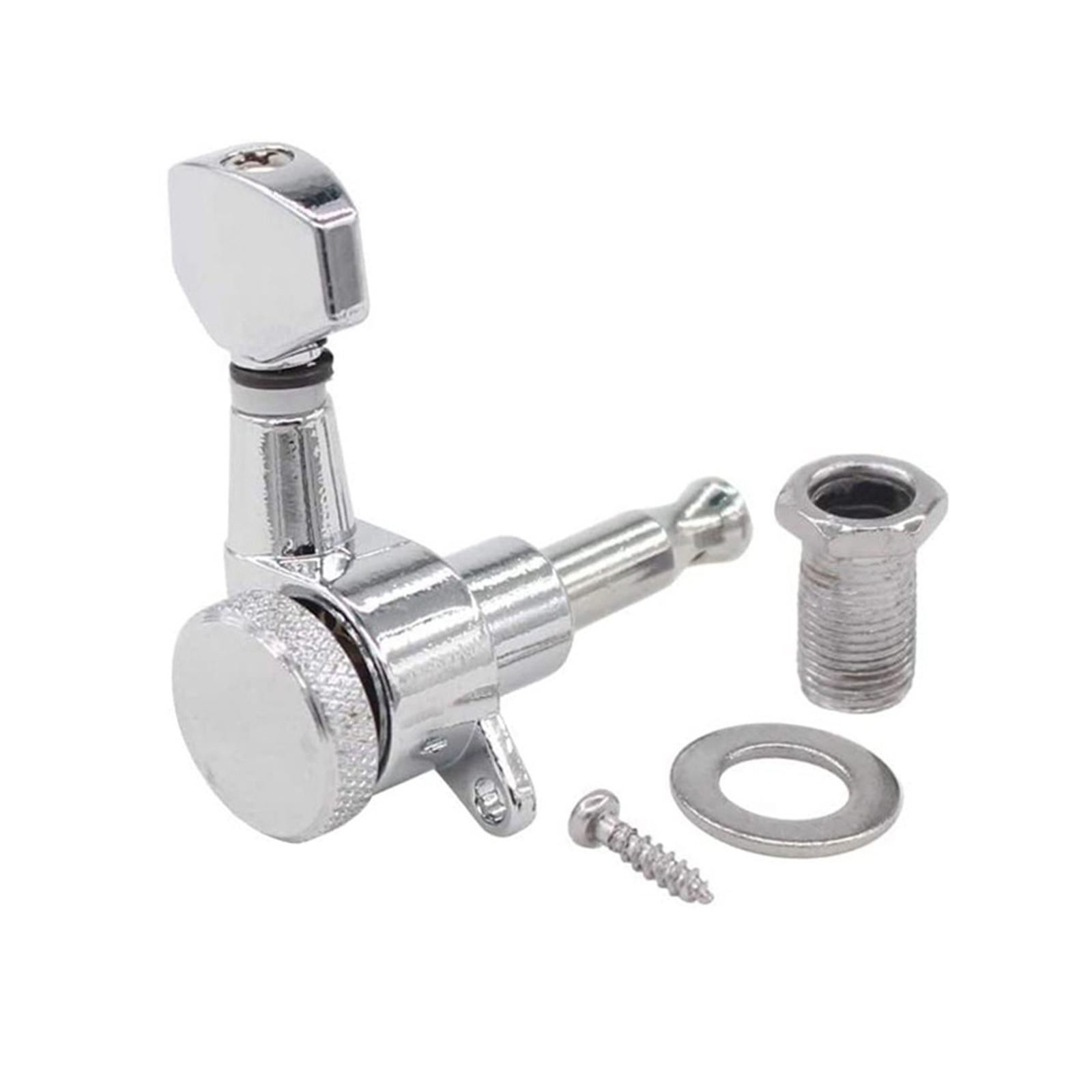 Guitar Locking Pegs Keys Guitar Parts Headstocks Accessories Heads Set 6R