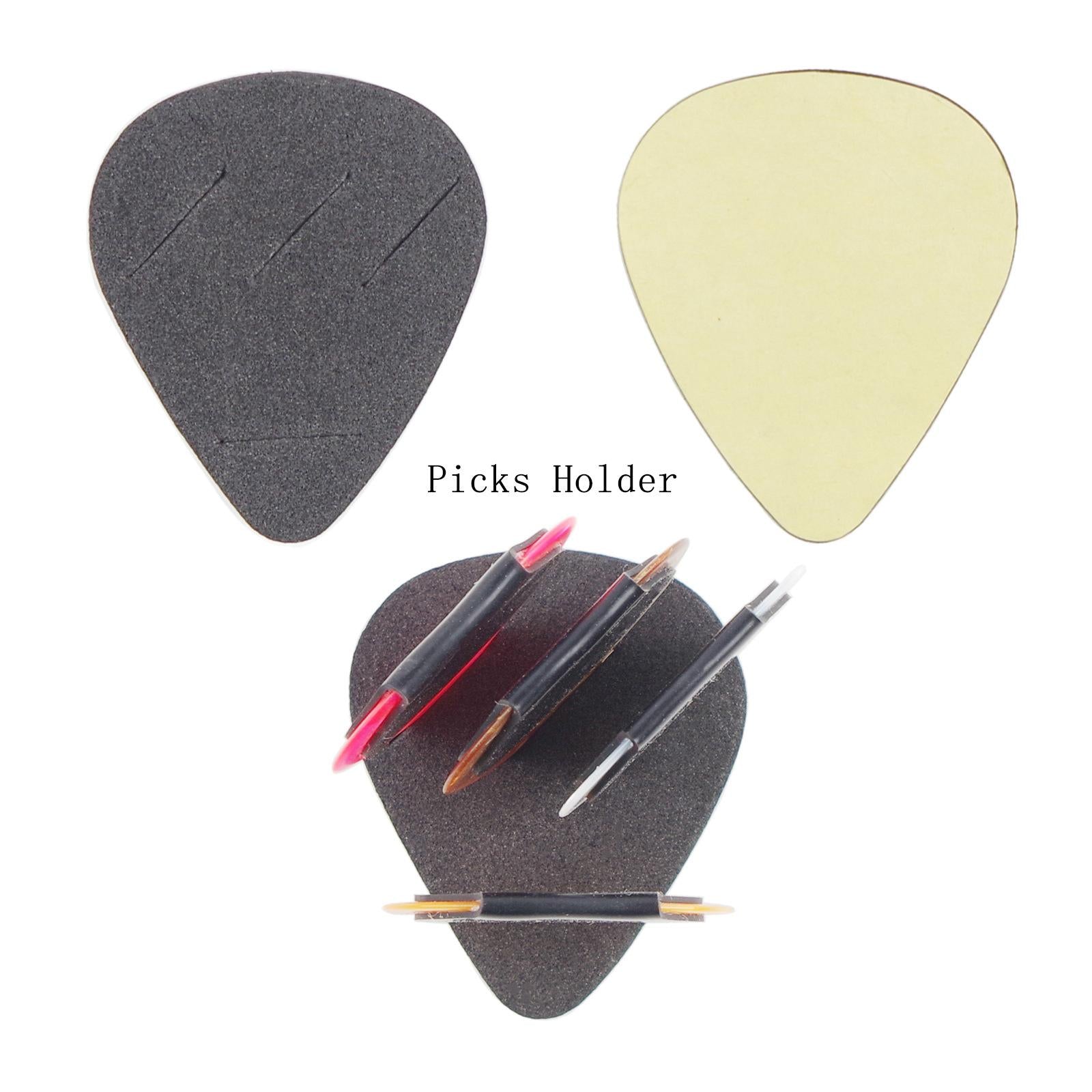 EVA Guitar Pick Holder Plectrum Holder Universal for Bass String Instruments