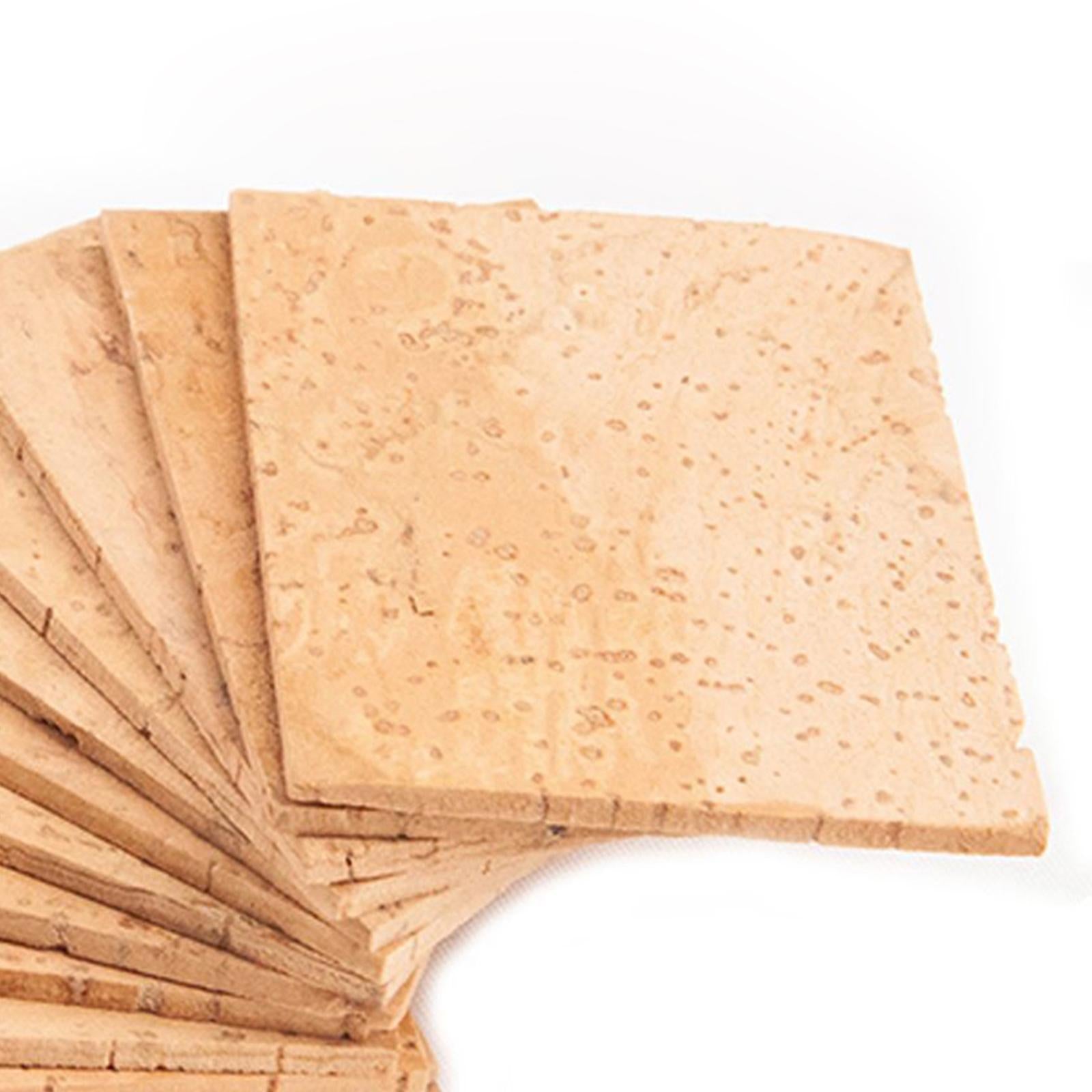 10x Universal Saxophone Neck Cork Instrument Accessories 2mm 61x41mm