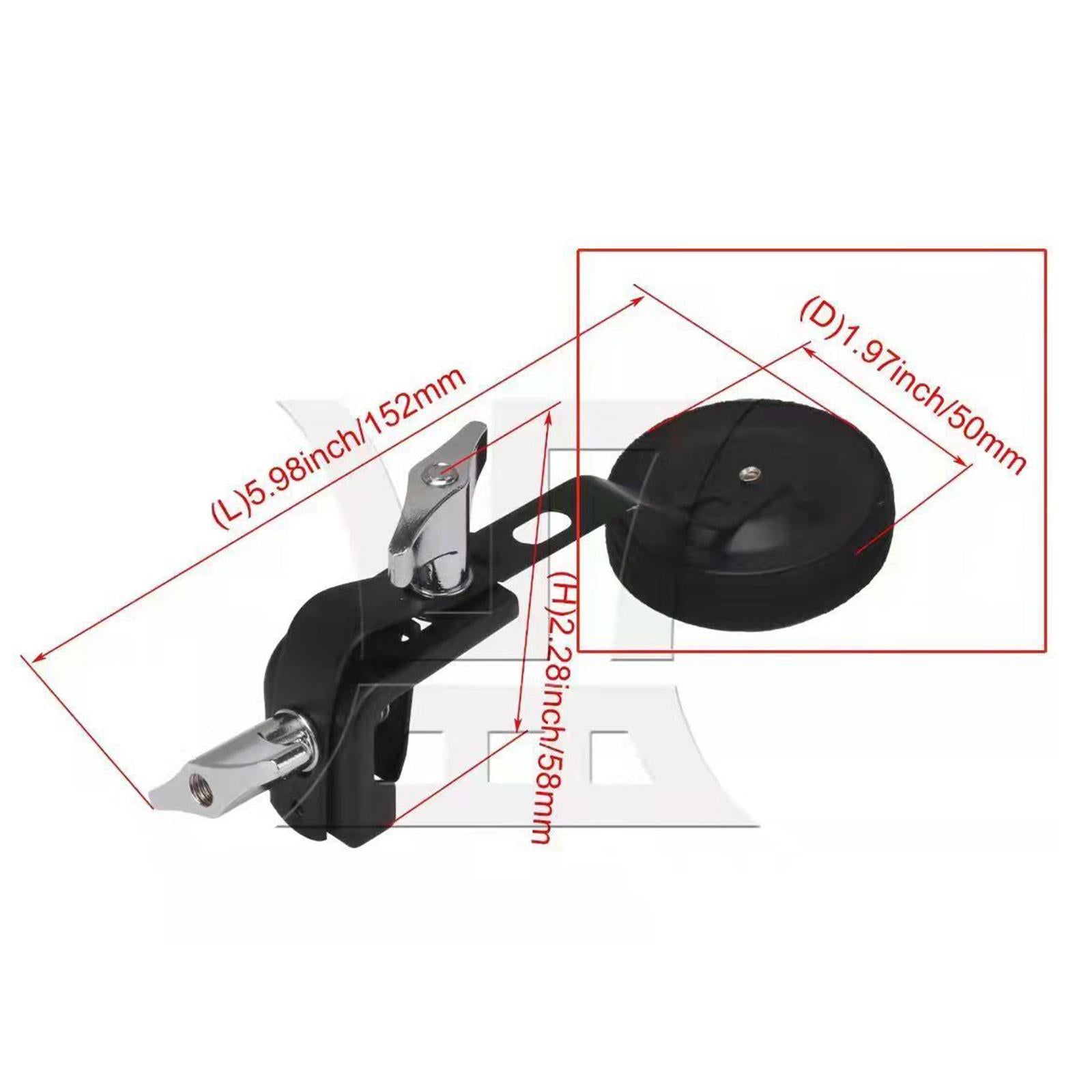 Compact Snare Drum Muffl Easy Install with Felt Pad for Snares Musical Parts