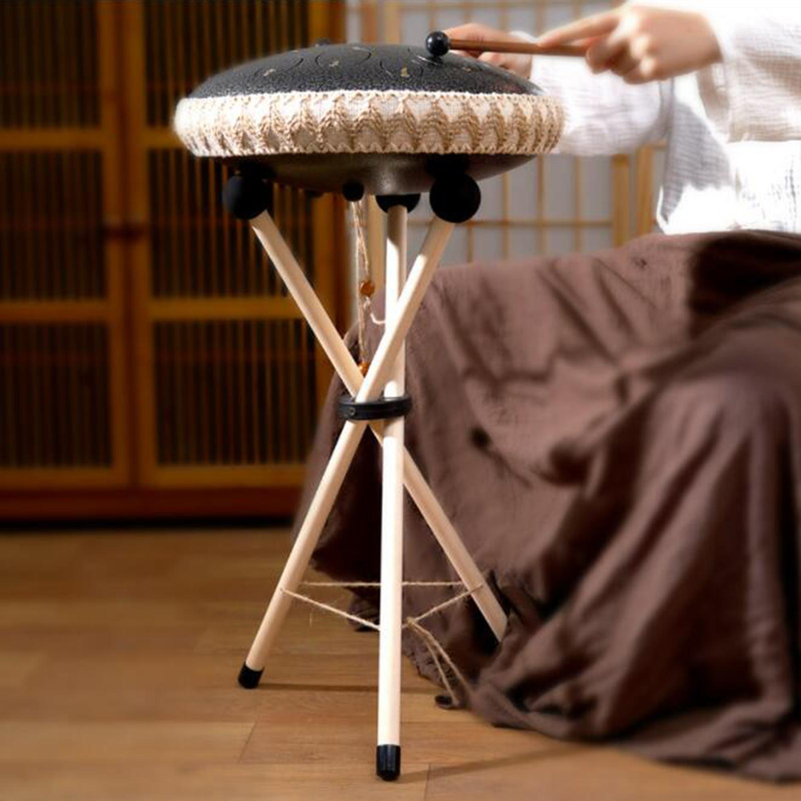 Tongue Drum Tripod Rack Folding Stable for Tongue Drum Percussion Instrument