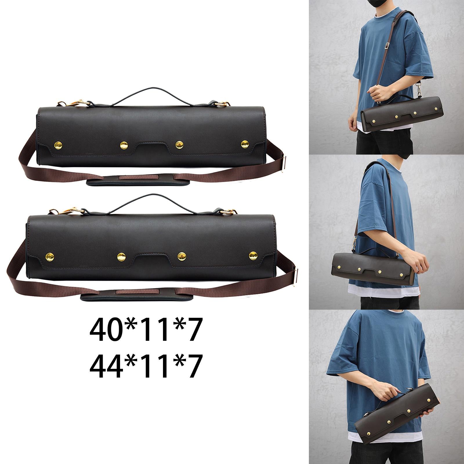 Flute Carry Gig Bag Lightweight Velvet Inside Shoulder Bag Protection 16 Hole