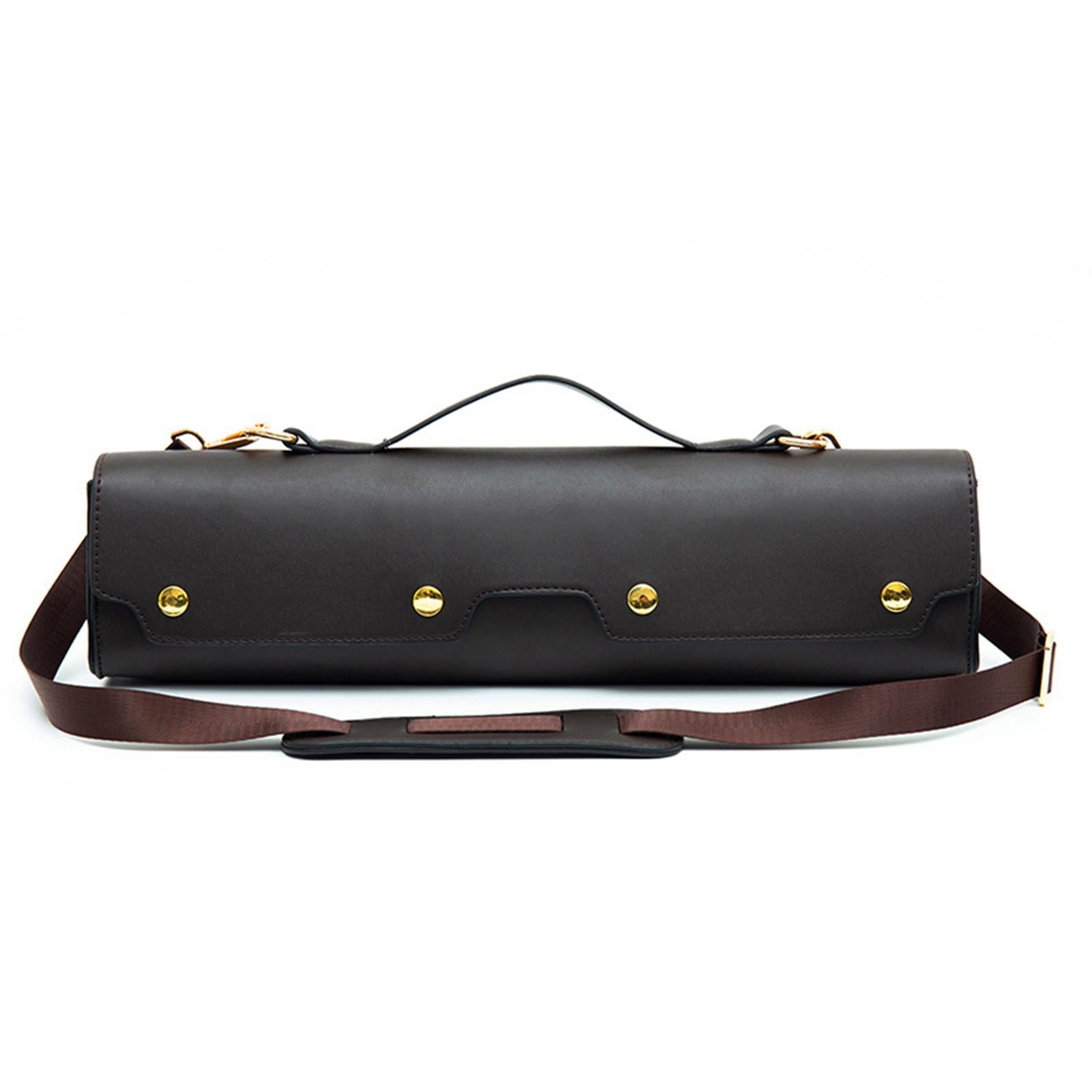 Flute Carry Gig Bag Lightweight Velvet Inside Shoulder Bag Protection 17 Hole