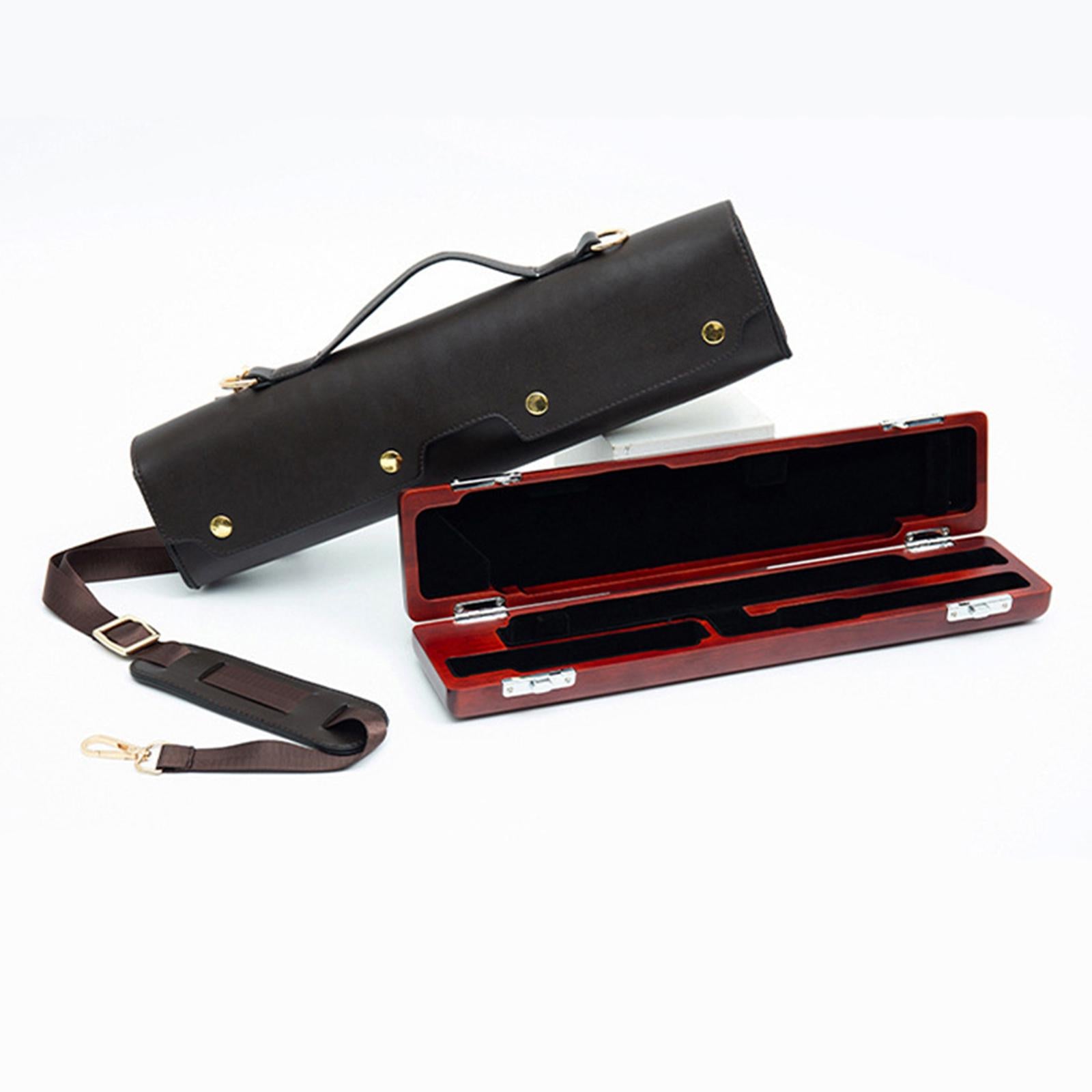 Flute Carry Gig Bag Lightweight Velvet Inside Shoulder Bag Protection 17 Hole