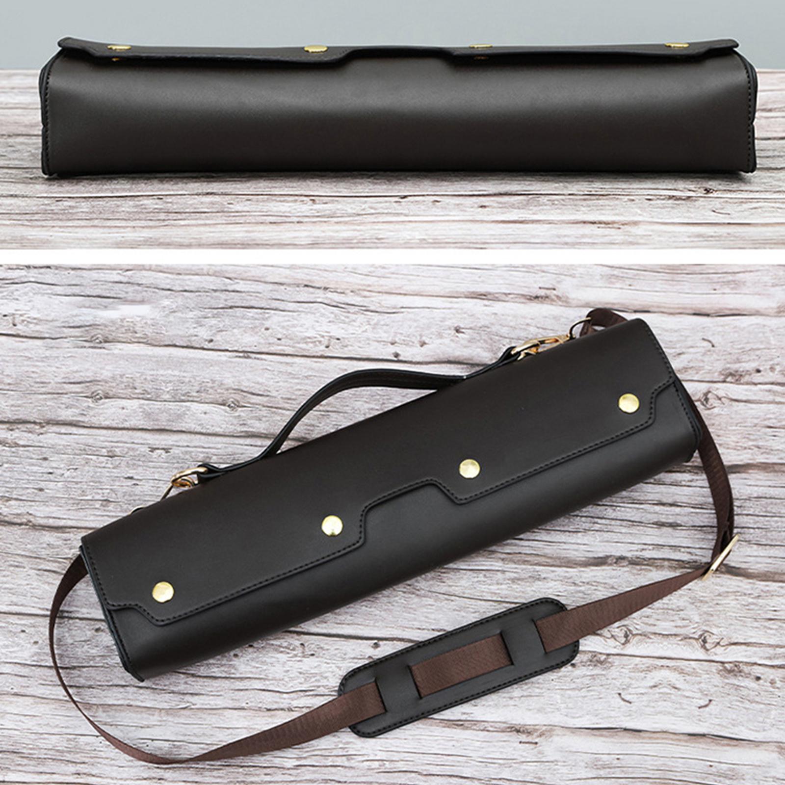 Flute Carry Gig Bag Lightweight Velvet Inside Shoulder Bag Protection 17 Hole