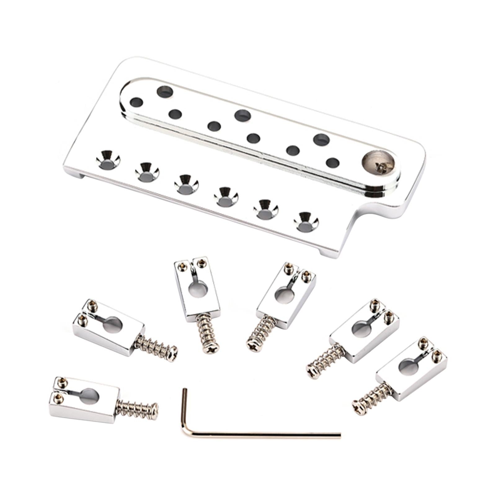 Professional Guitar Bridge Plate with Wrench Accessories for Electric Guitar