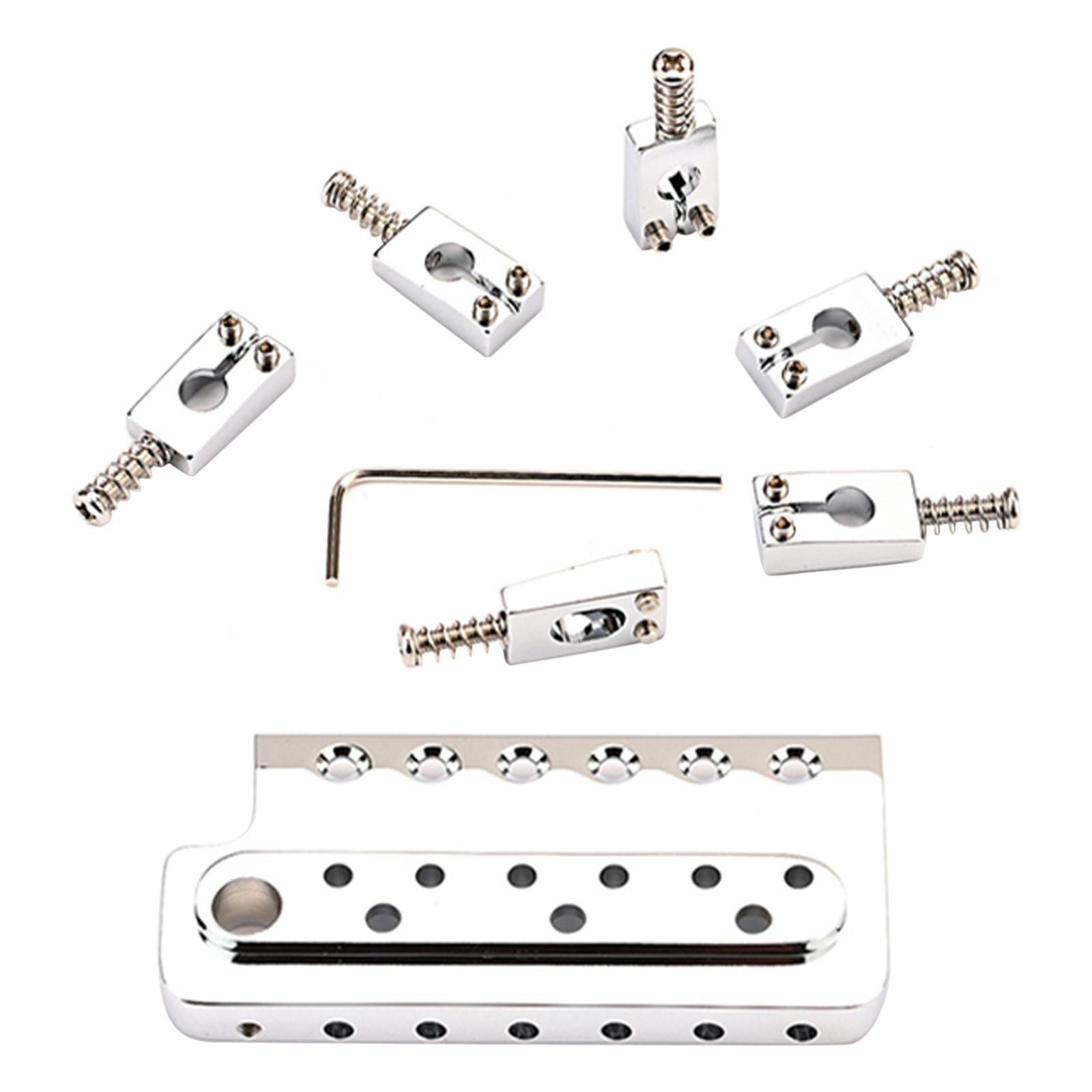 Professional Guitar Bridge Plate with Wrench Accessories for Electric Guitar