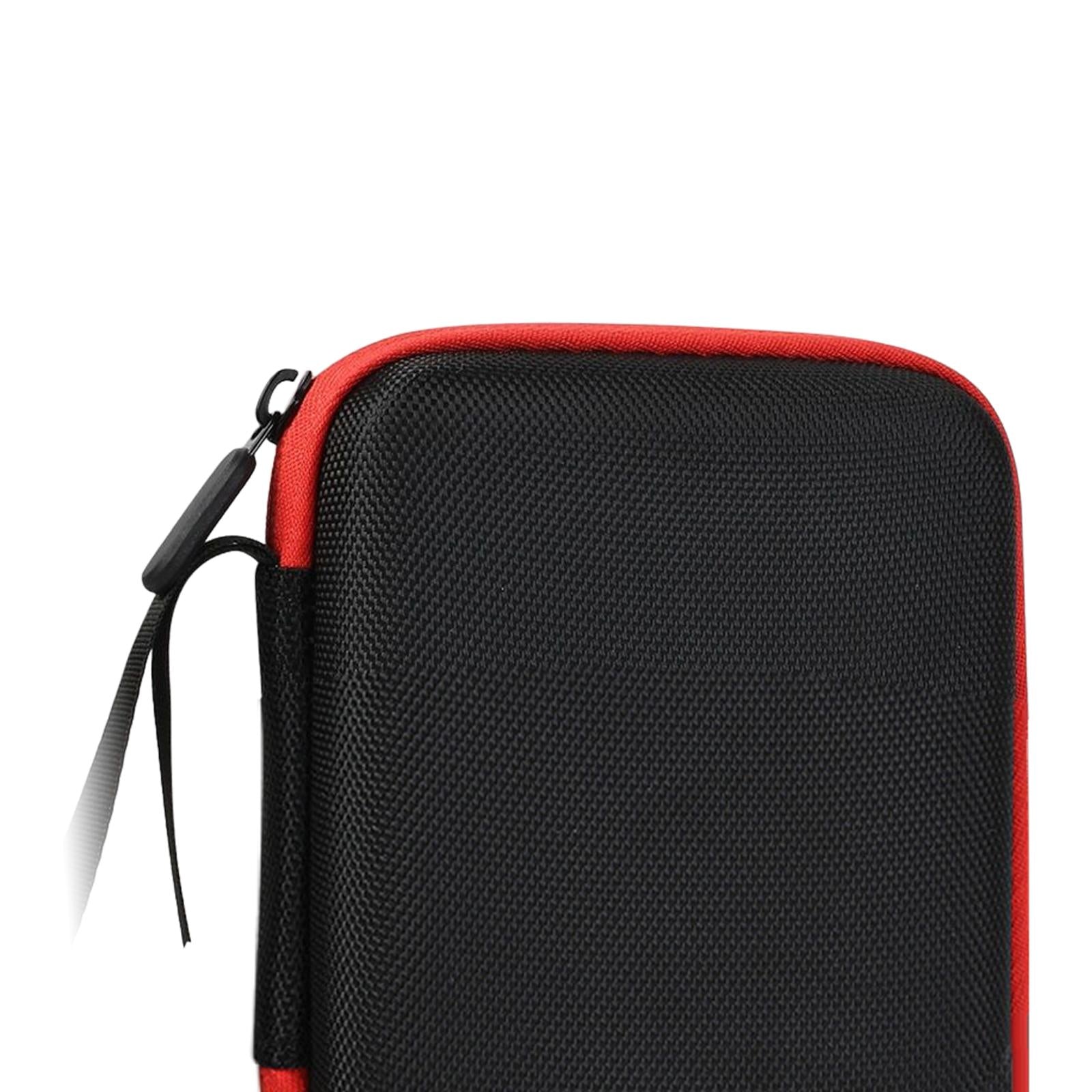 Guitar Pick Holder W/ 15 Guitar Picks Multi-Function Universal Protective Black Red