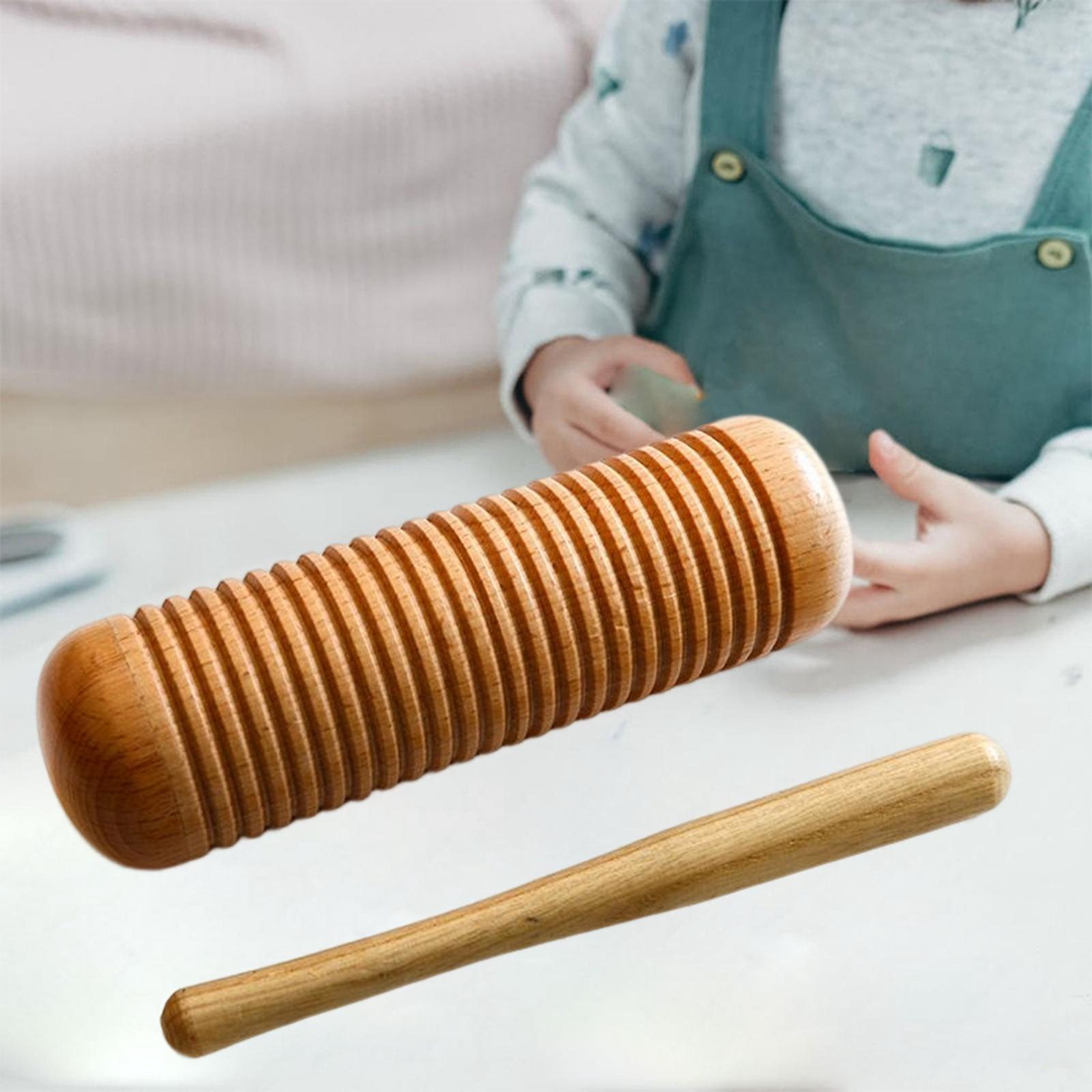 Wooden Hand Percussion Early Learning Gifts Rhythm Training Toy for Toddler