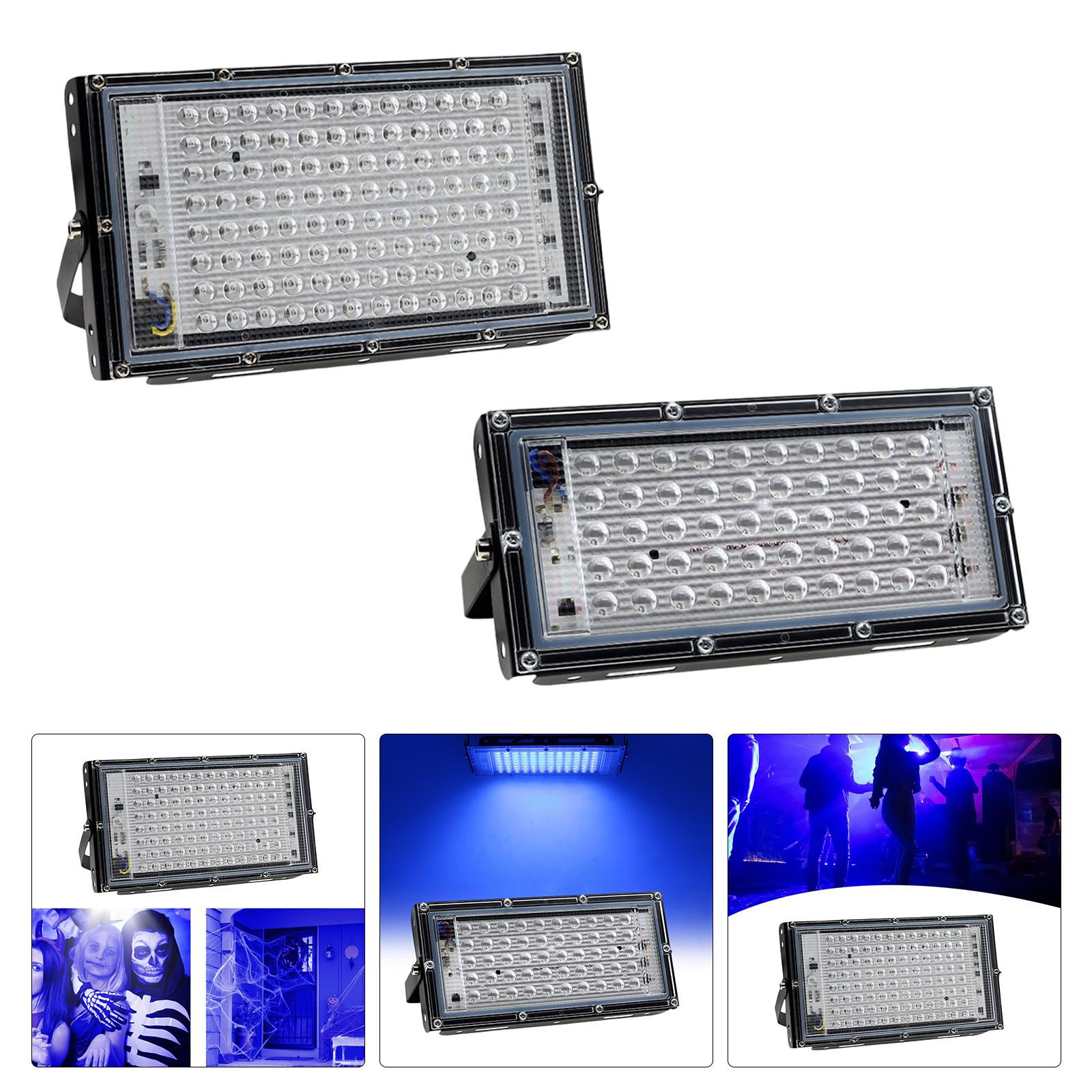 Ultraviolet Flood Effect Light Low Consumption for Art Painting Glow Parties 50W