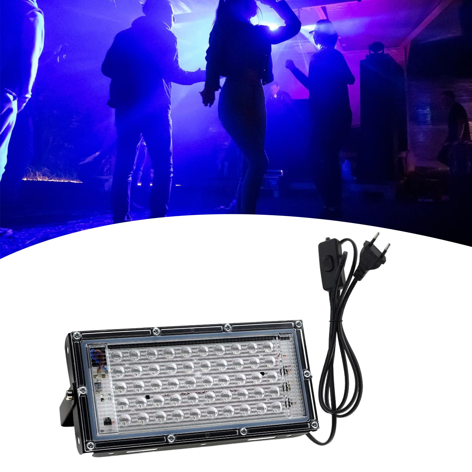 LED UV Black Lights Stage Blacklight Ultraviolet Flood Effect Light 50W