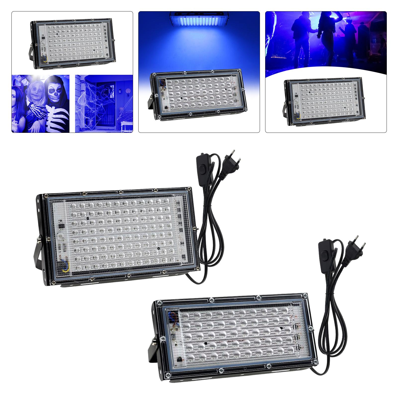 LED UV Black Lights Stage Blacklight Ultraviolet Flood Effect Light 50W