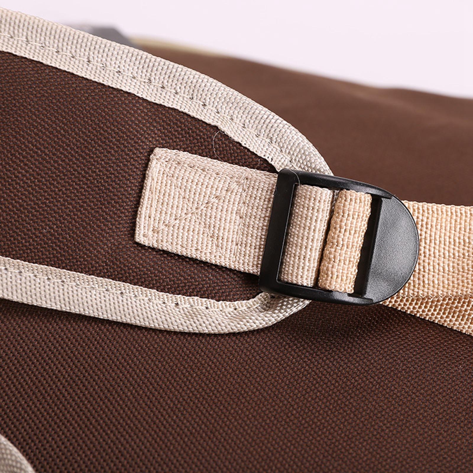 Oxford Electric Guitar Case with Pockets Organizer 7mm Cotton Coffee
