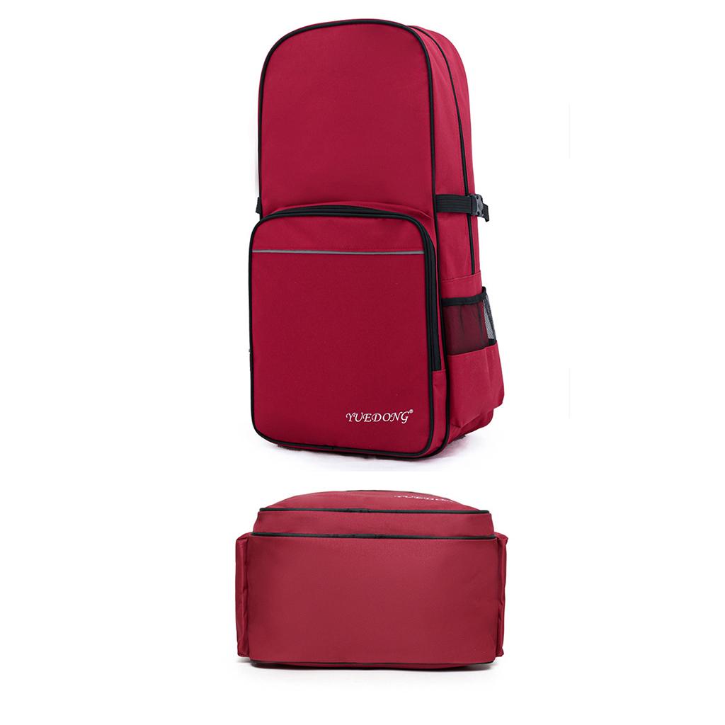 Gourd Silk Bag Multifunction Spacious Accessories for Traveling Musicians Red