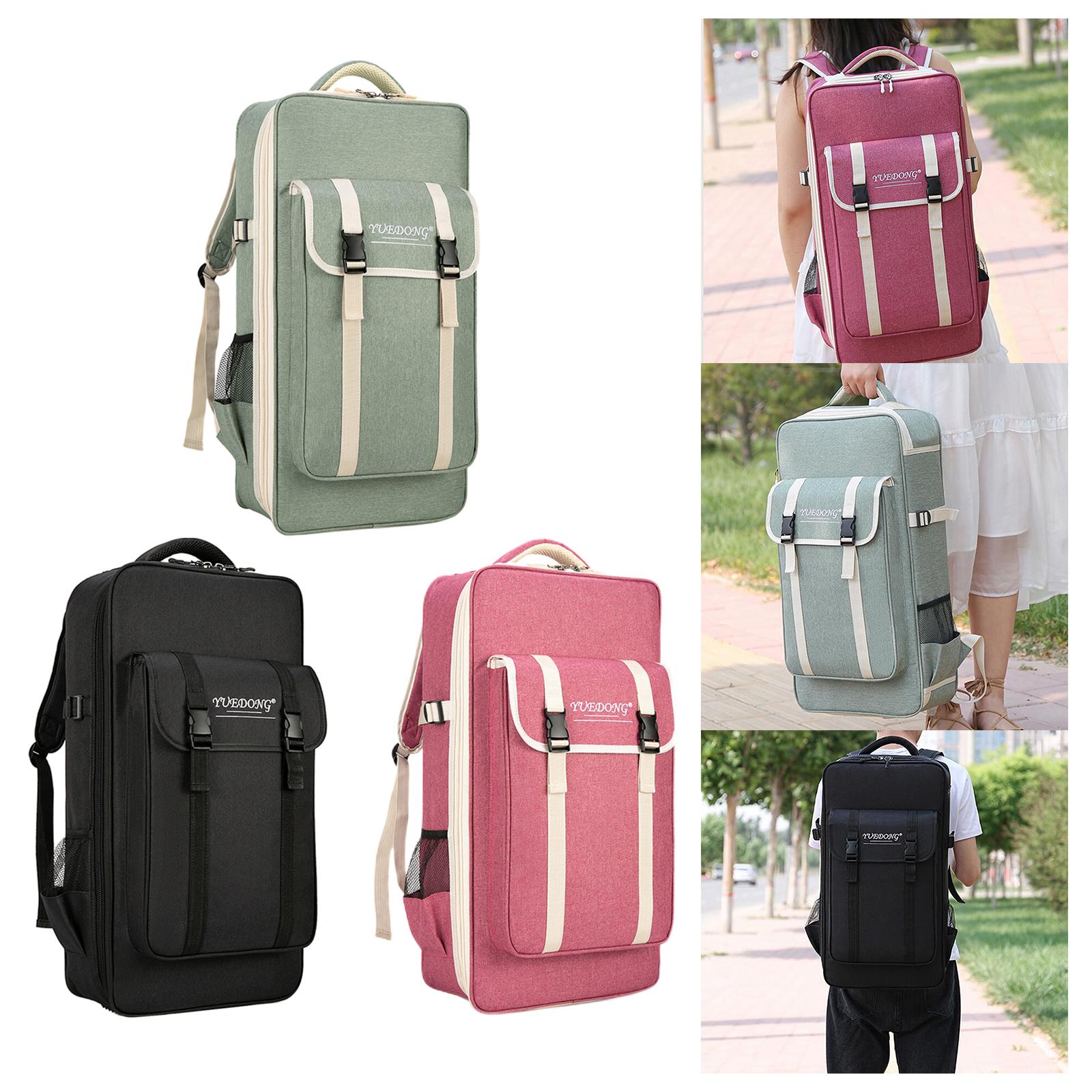 Gourd Silk Bag with Double Shouler Straps Zipper Accessories for Traveling Green