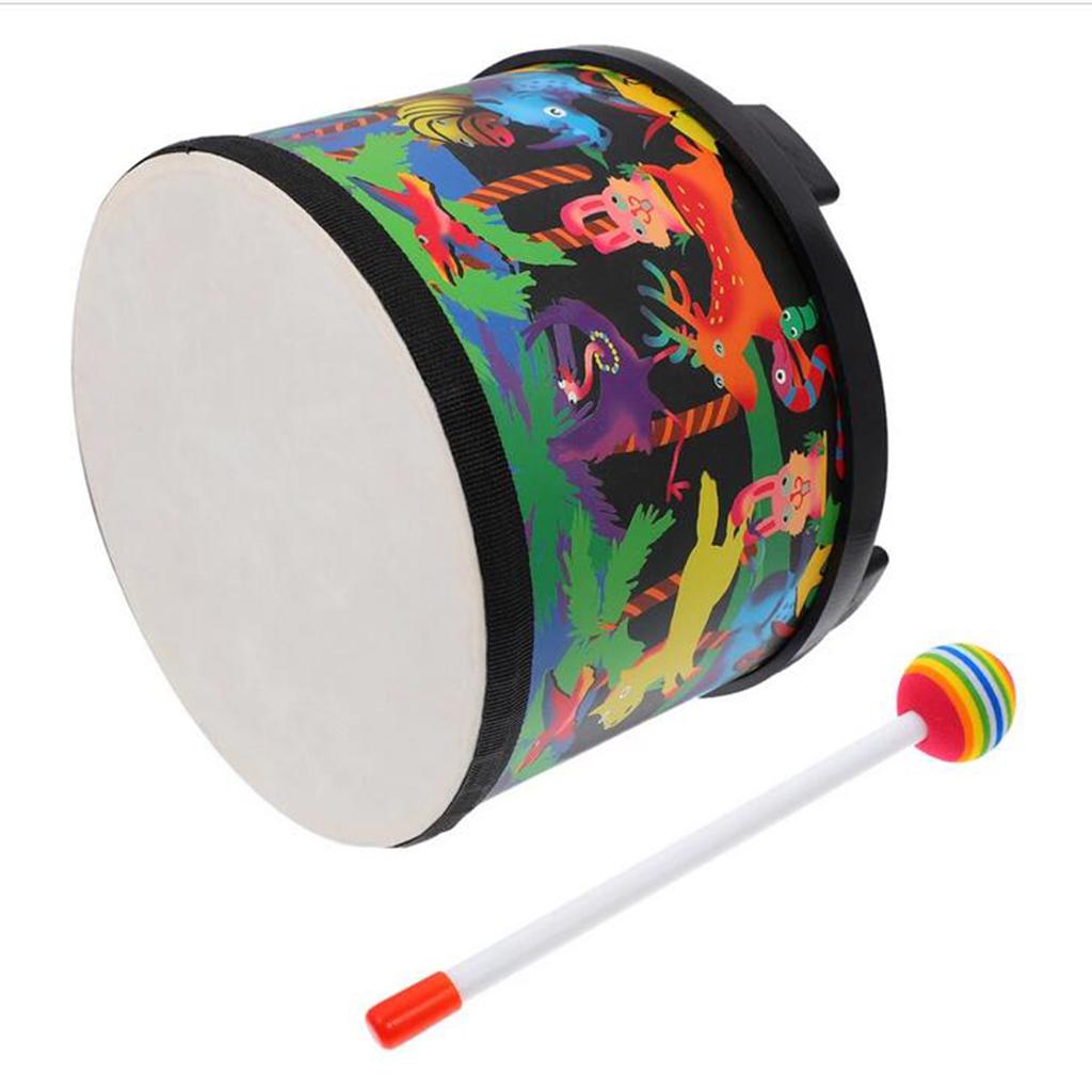 Wooden Floor Drum Preschool Toys Early Education for Toddlers Festival Gift
