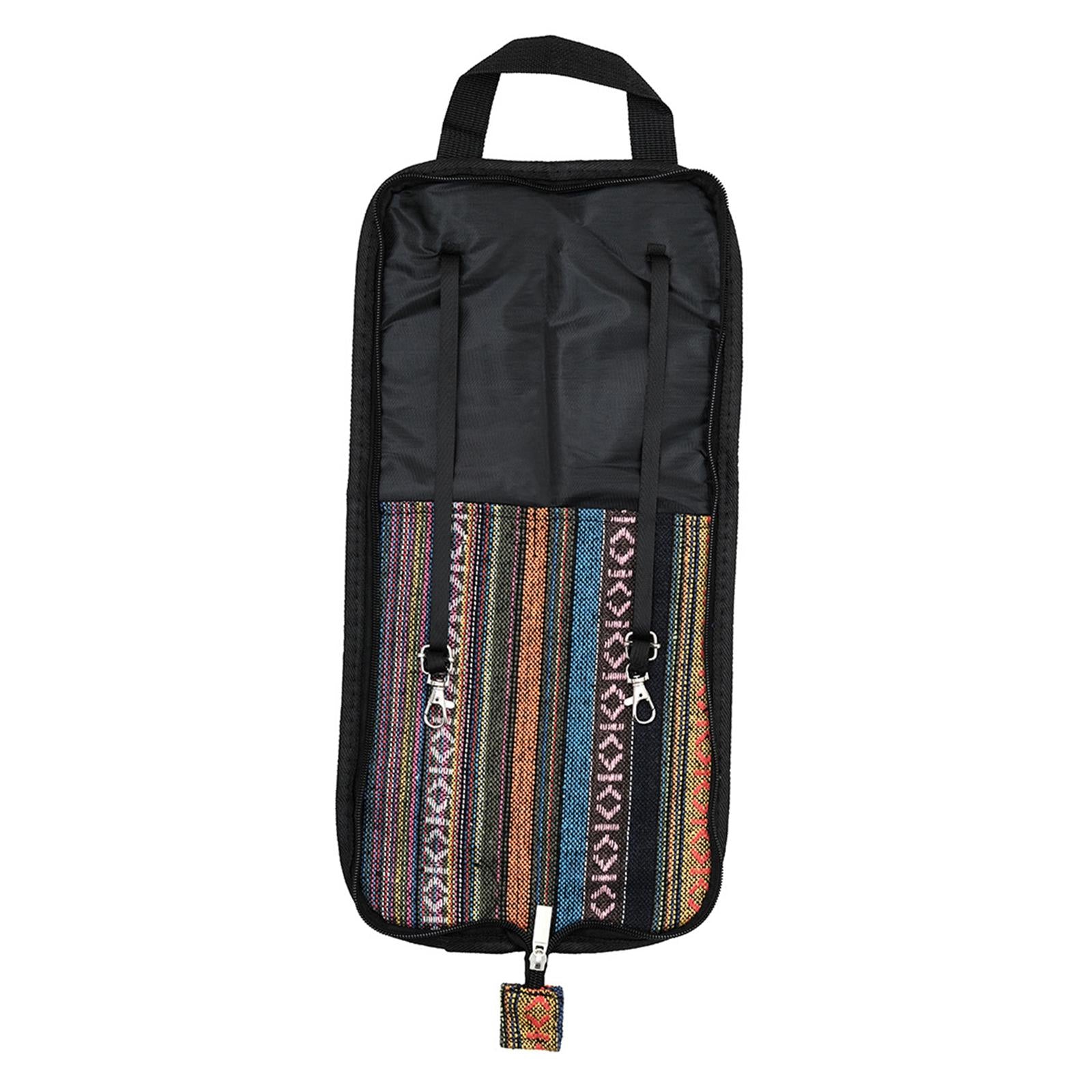 Portable Drum Stick Case Hanging Bag Exotic Style Percussion Drum Sticks Bag
