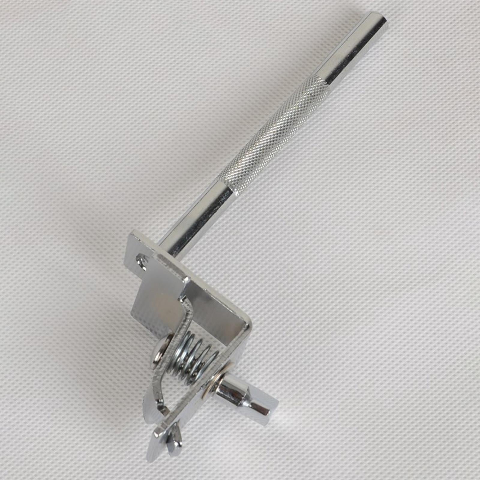 L Shape Bass Drum Cowbell Holder Surface Plating Bracket for Drummer Gifts