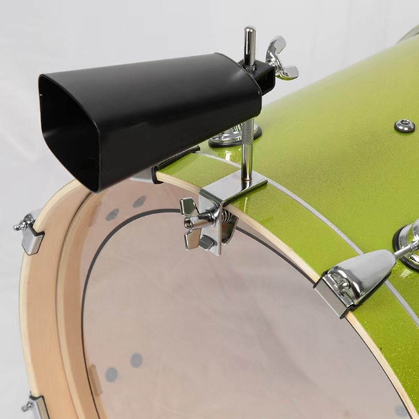 L Shape Bass Drum Cowbell Holder Surface Plating Bracket for Drummer Gifts
