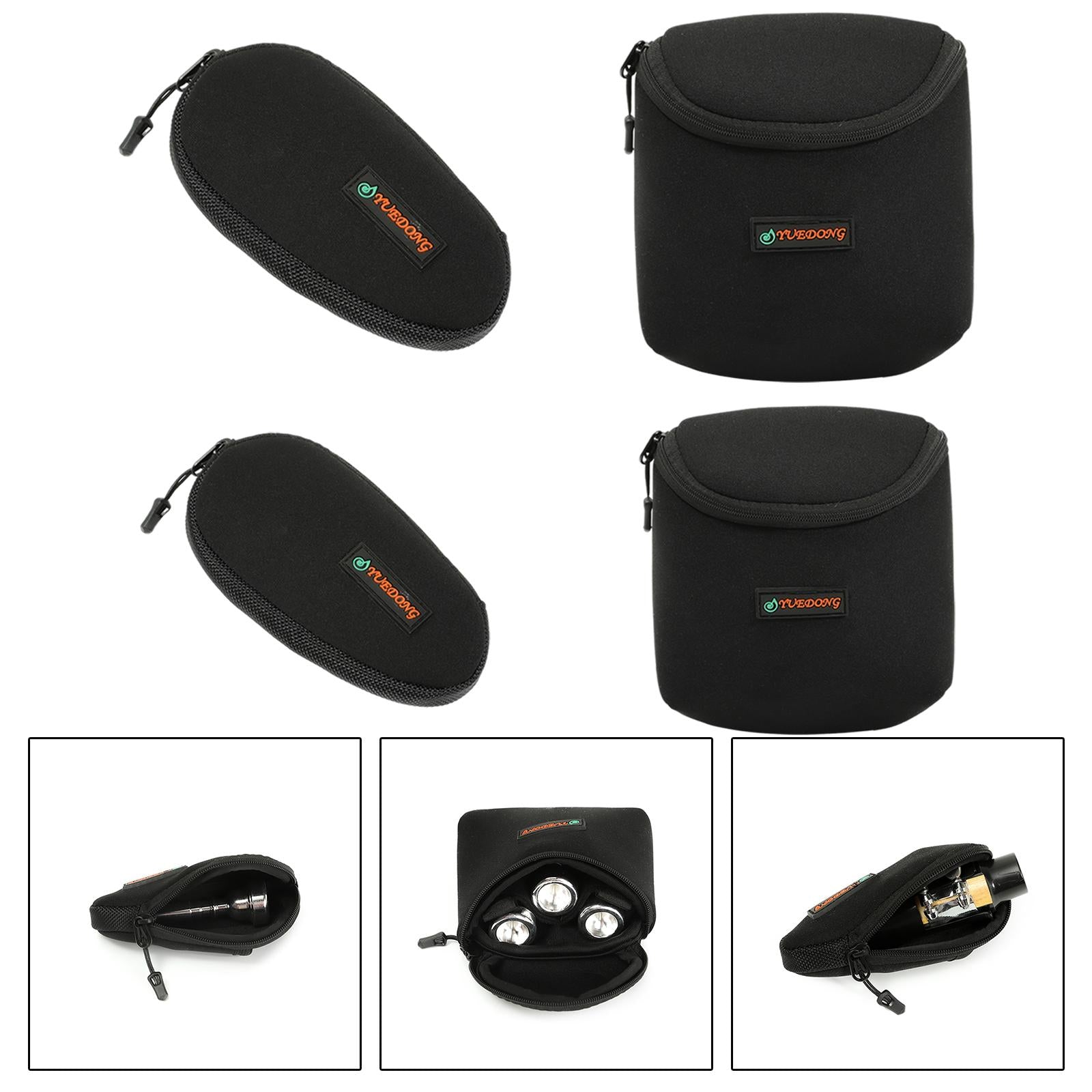 3-Piece Handbag Instrument Accessories Nylon Pouch for Clarinet Mouthpiece 1 trombone pouch