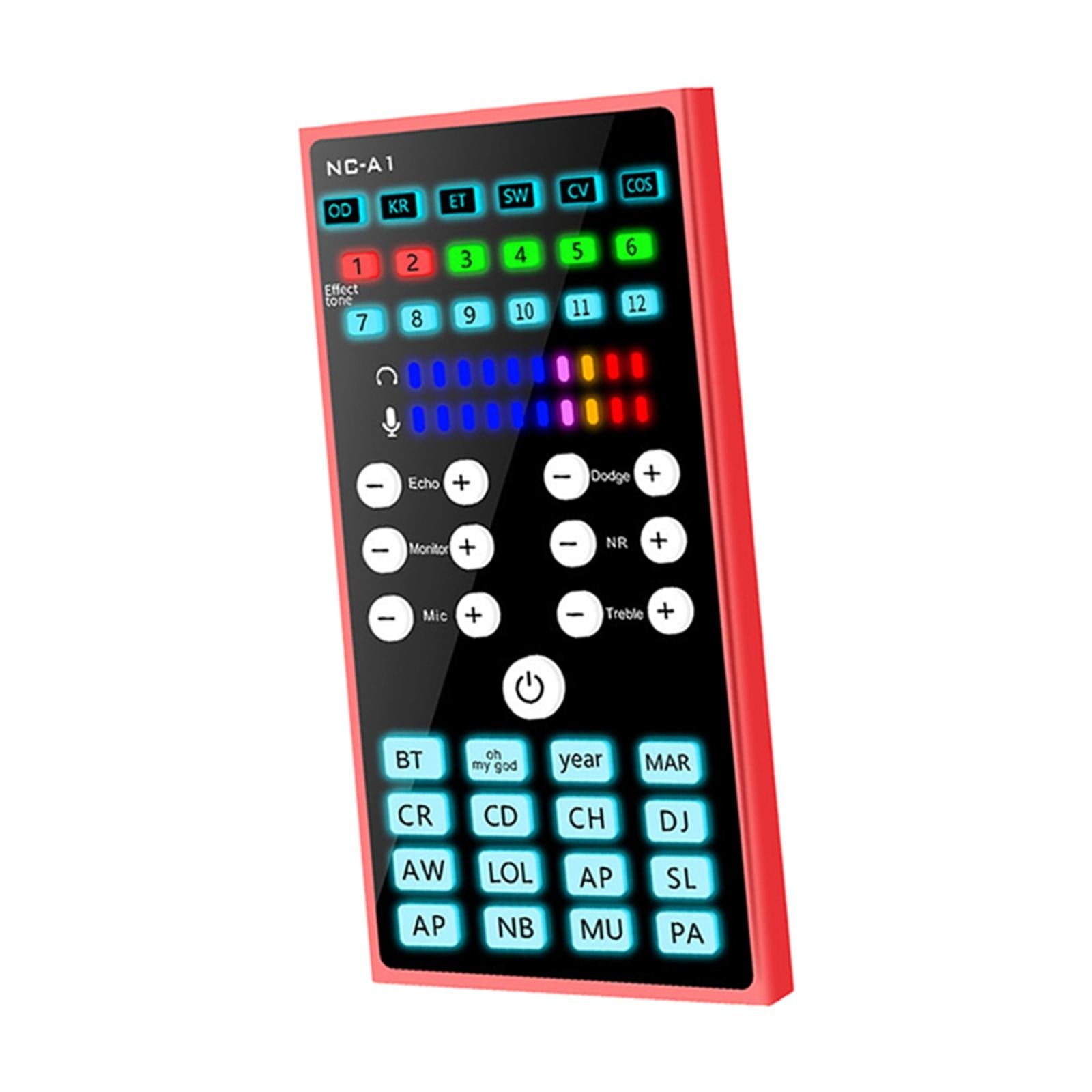 Professional Phone Voice Changer Audio Mixer Bluetooth 5.0 for PC Music KTV