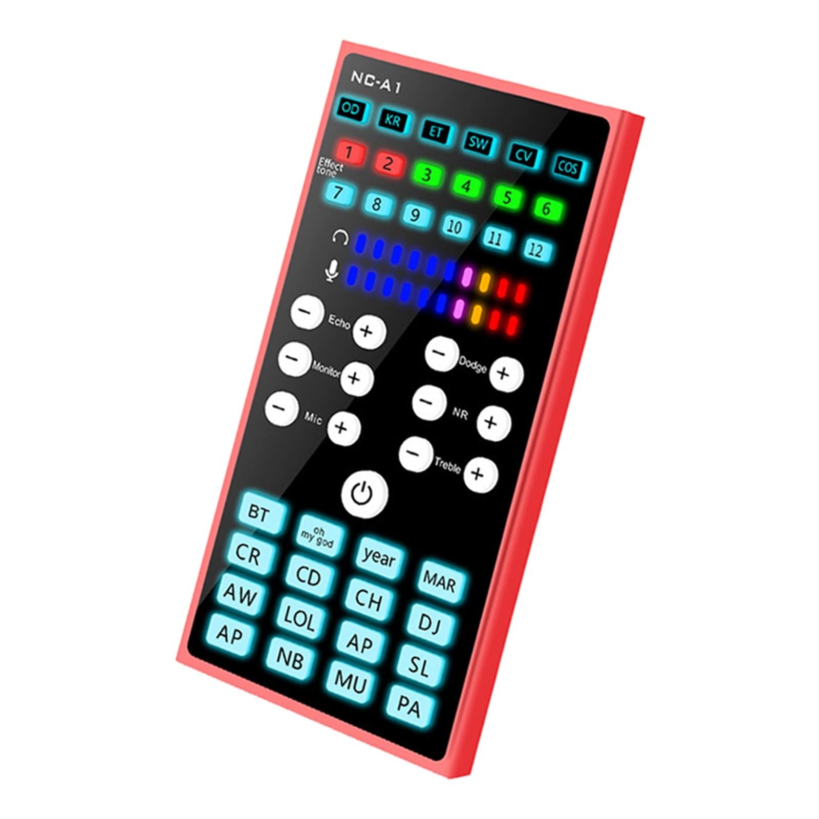 Professional Phone Voice Changer Audio Mixer Bluetooth 5.0 for PC Music KTV