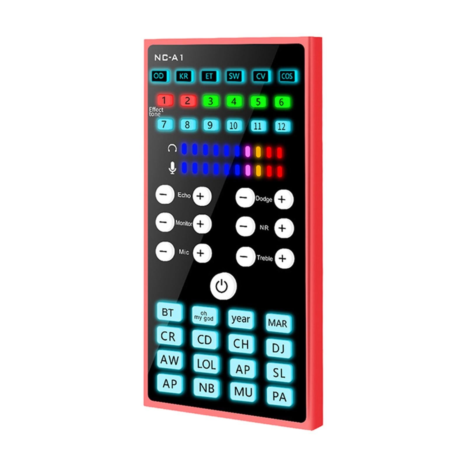 Professional Phone Voice Changer Audio Mixer Bluetooth 5.0 for PC Music KTV