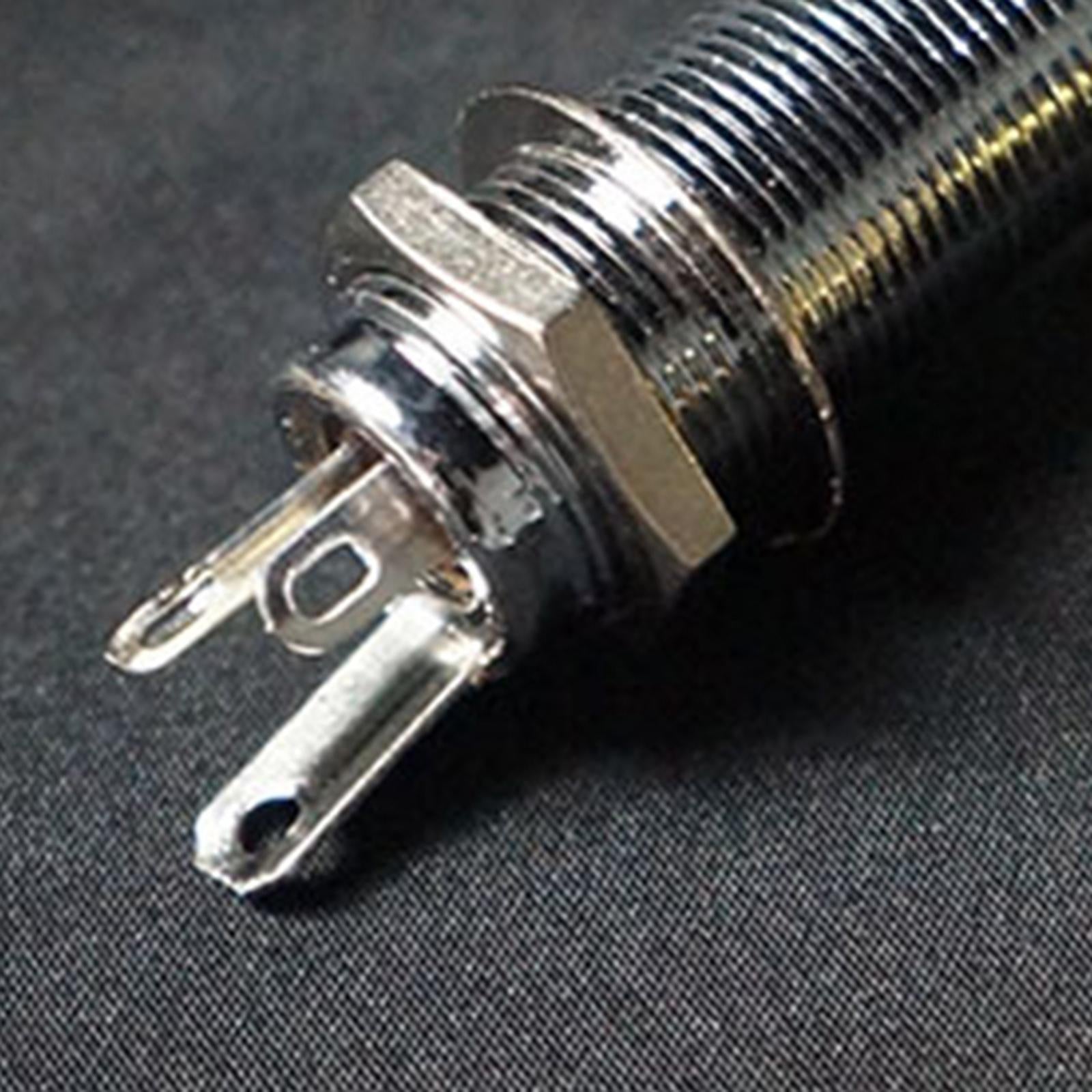 1/4 inch Guitar Pickup Endpin Jack Output Socket for Electric Guitar Silver