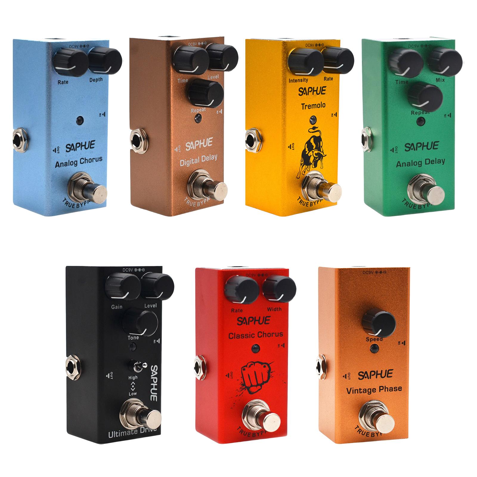 Guitar Pedal Accessories Compact Parts 9V DC Mini for Electric Guitar Bass for Ultimate Drive