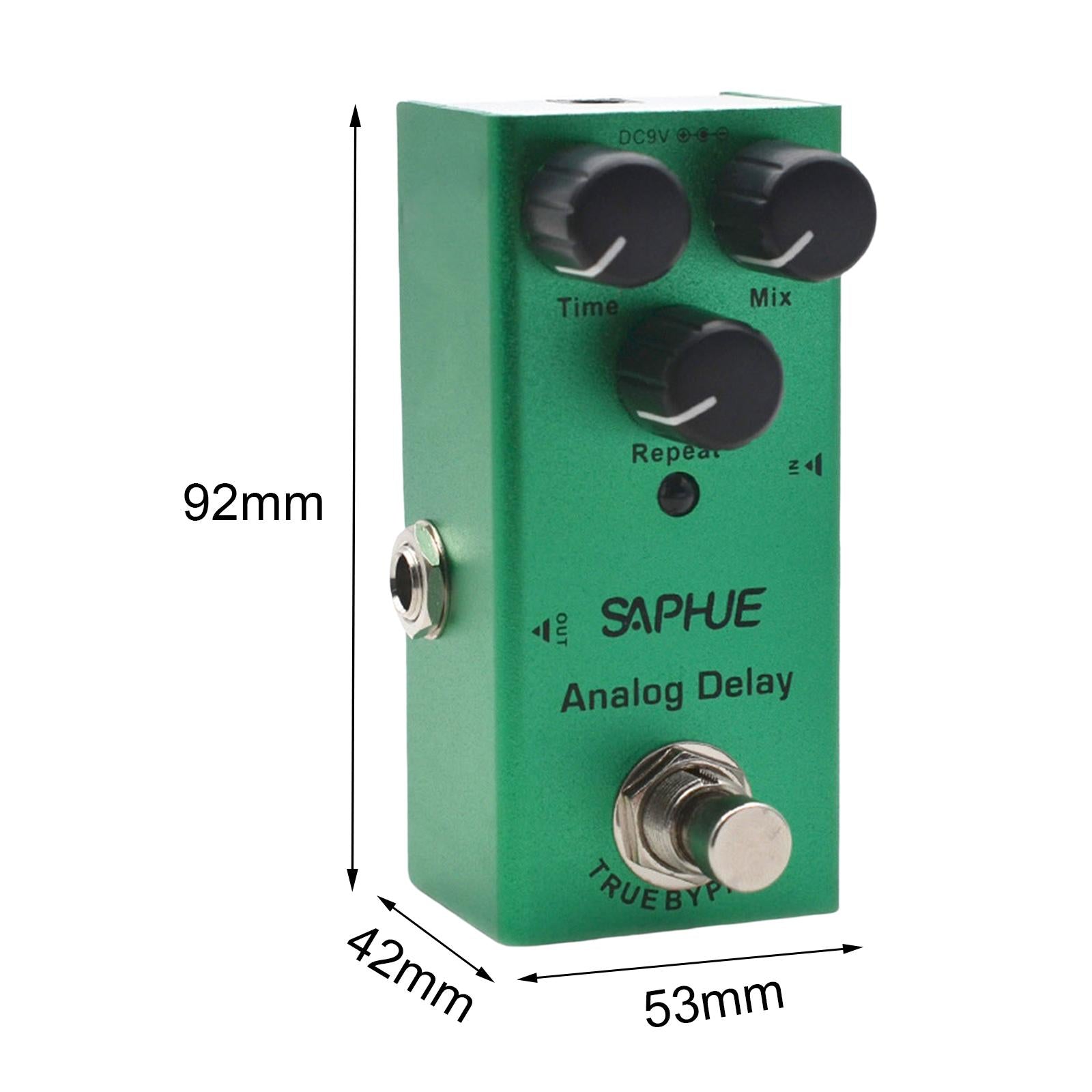 Guitar Pedal Accessories Compact Parts 9V DC Mini for Electric Guitar Bass for Analog Delay