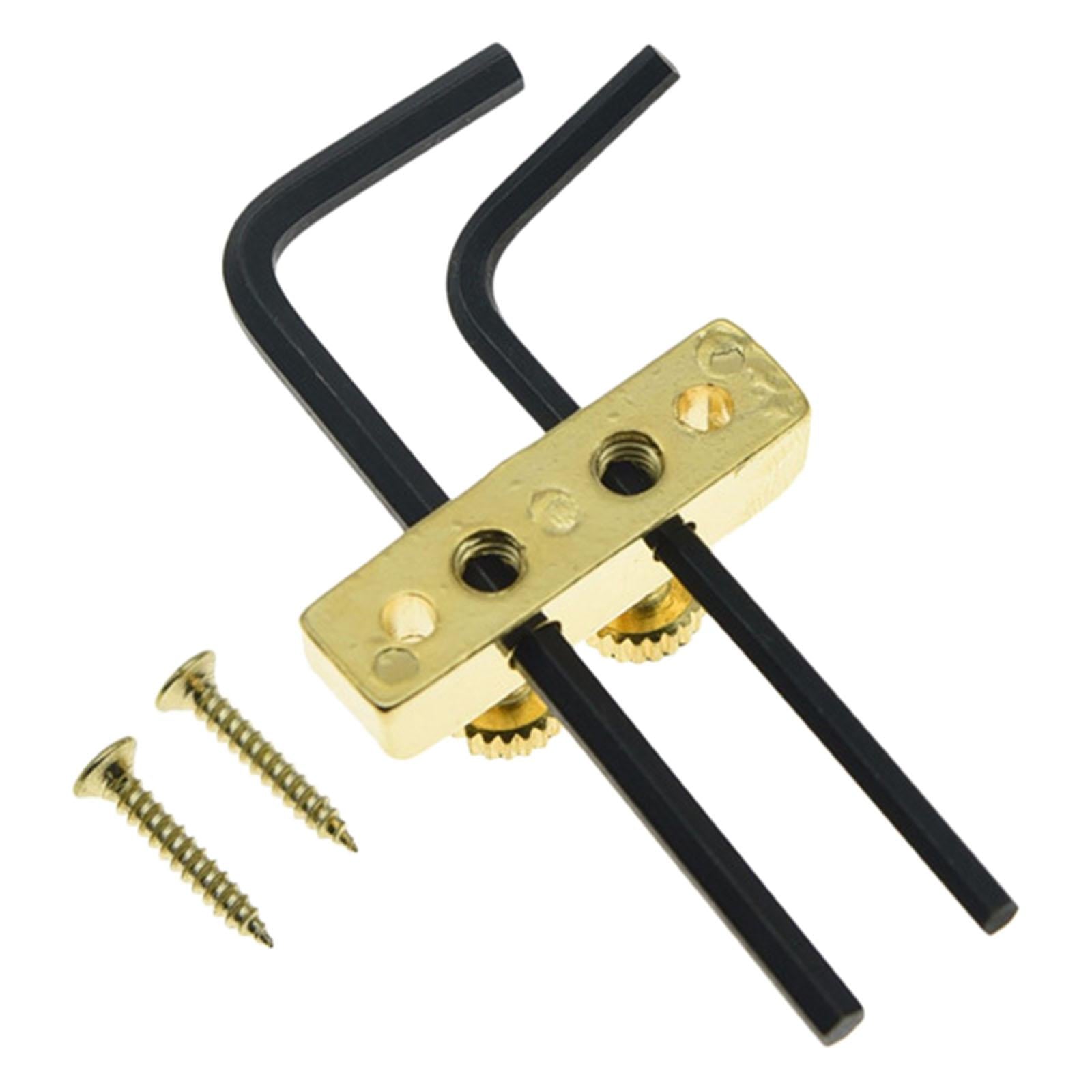 Allen Key Wrench Holder 2.5mm 3mm Wrench for Tremolo Guitar Hand Tools Gold