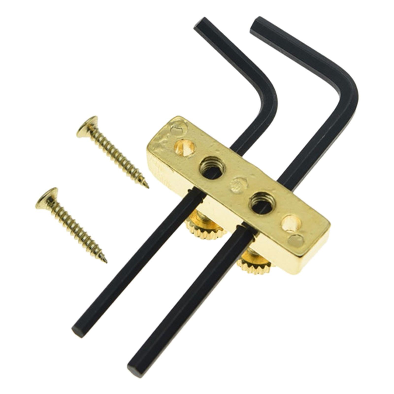 Allen Key Wrench Holder 2.5mm 3mm Wrench for Tremolo Guitar Hand Tools Gold