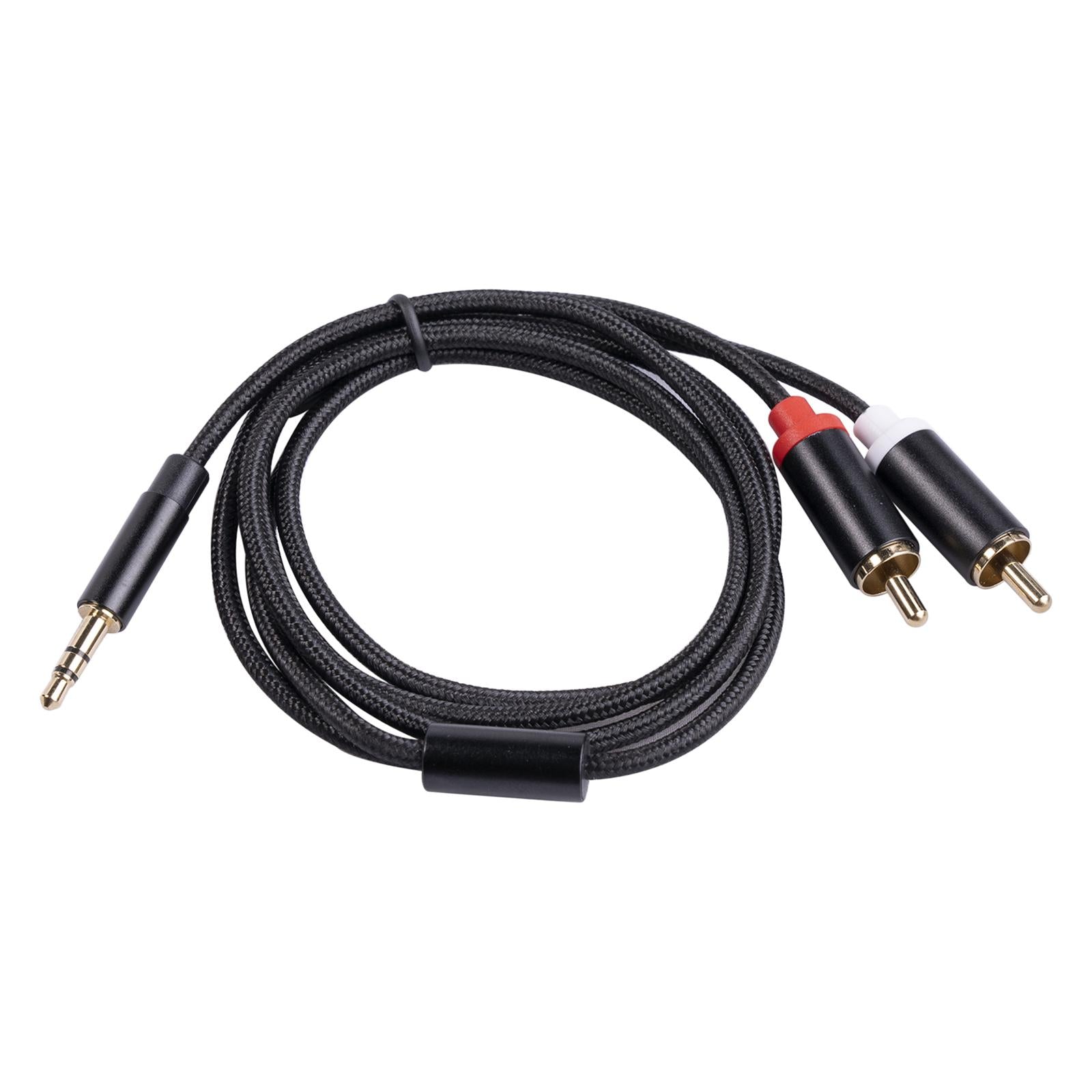 RCA to 3.5mm for Theater Amplifier Auxiliary Cable Headphone RCA to AUX 1M